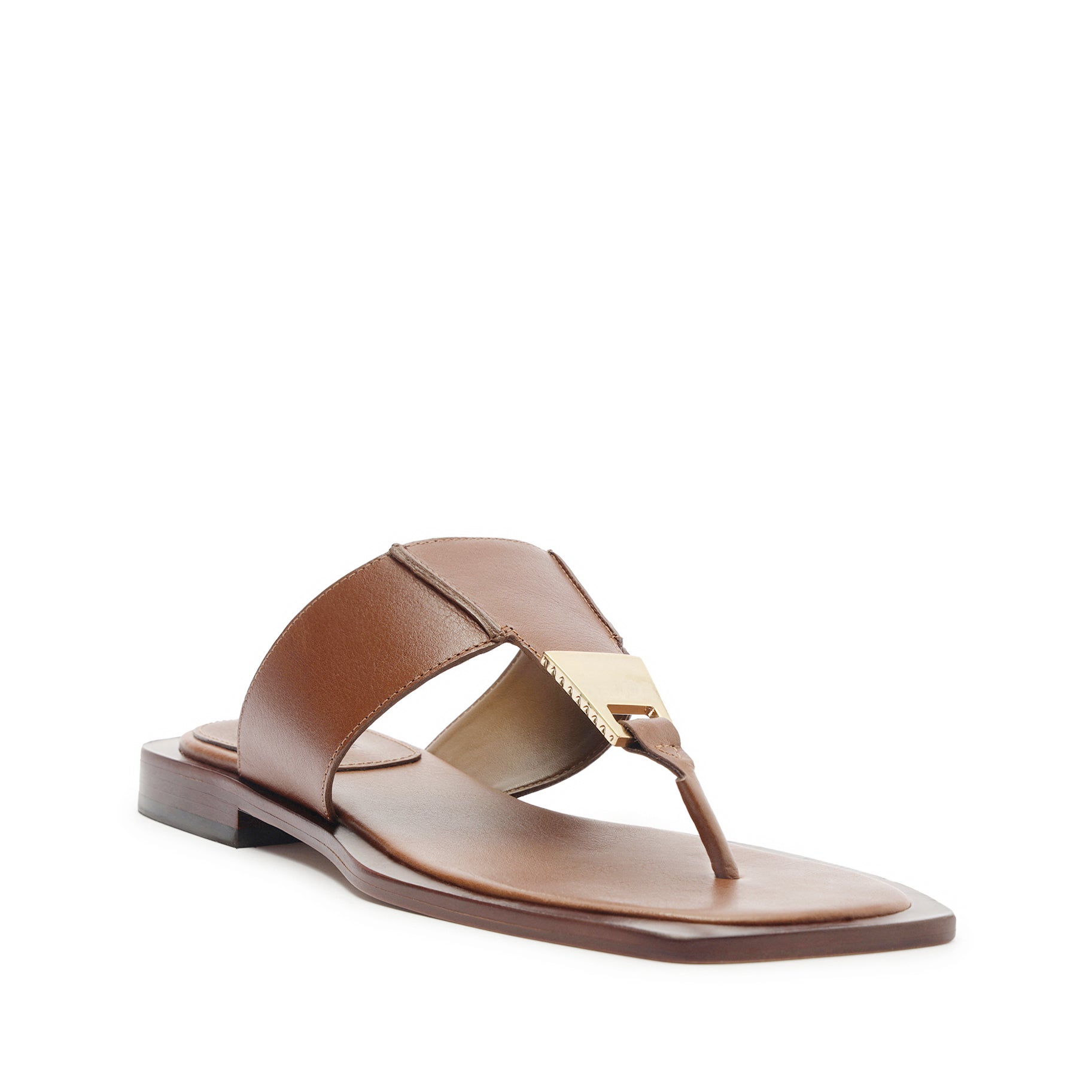 Salma Women's Metallic Leather Flat Sandals - Comfortable & Stylish Summer Casual Shoes for Beach, Vacation & Everyday Wear