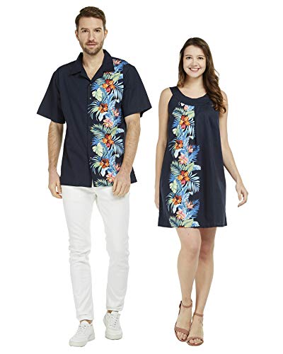 Orchid Paradise Navy