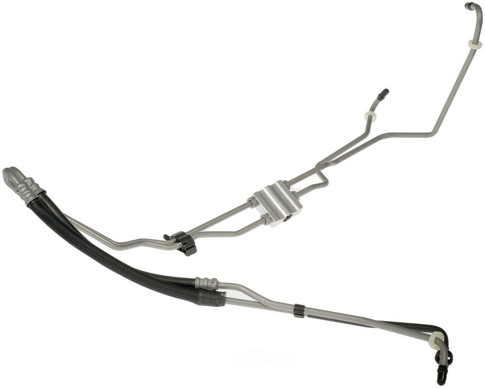 Partsynergy Transmission Oil Cooler Pressure & Return Line Replacement for Jeep Wrangler 2012-2017 with Bypass Valve - Compatible with JK Models, Off-Road & Daily Driving Use