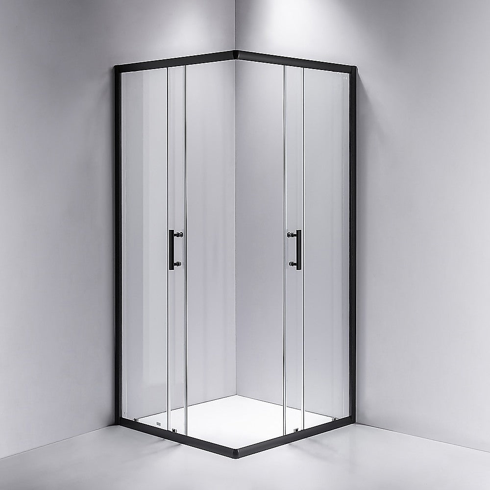 Della Francesca 1000 x 800mm Sliding Door Shower Screen with Nano Safety Glass - Perfect for Modern Bathrooms & Spa-Like Showers