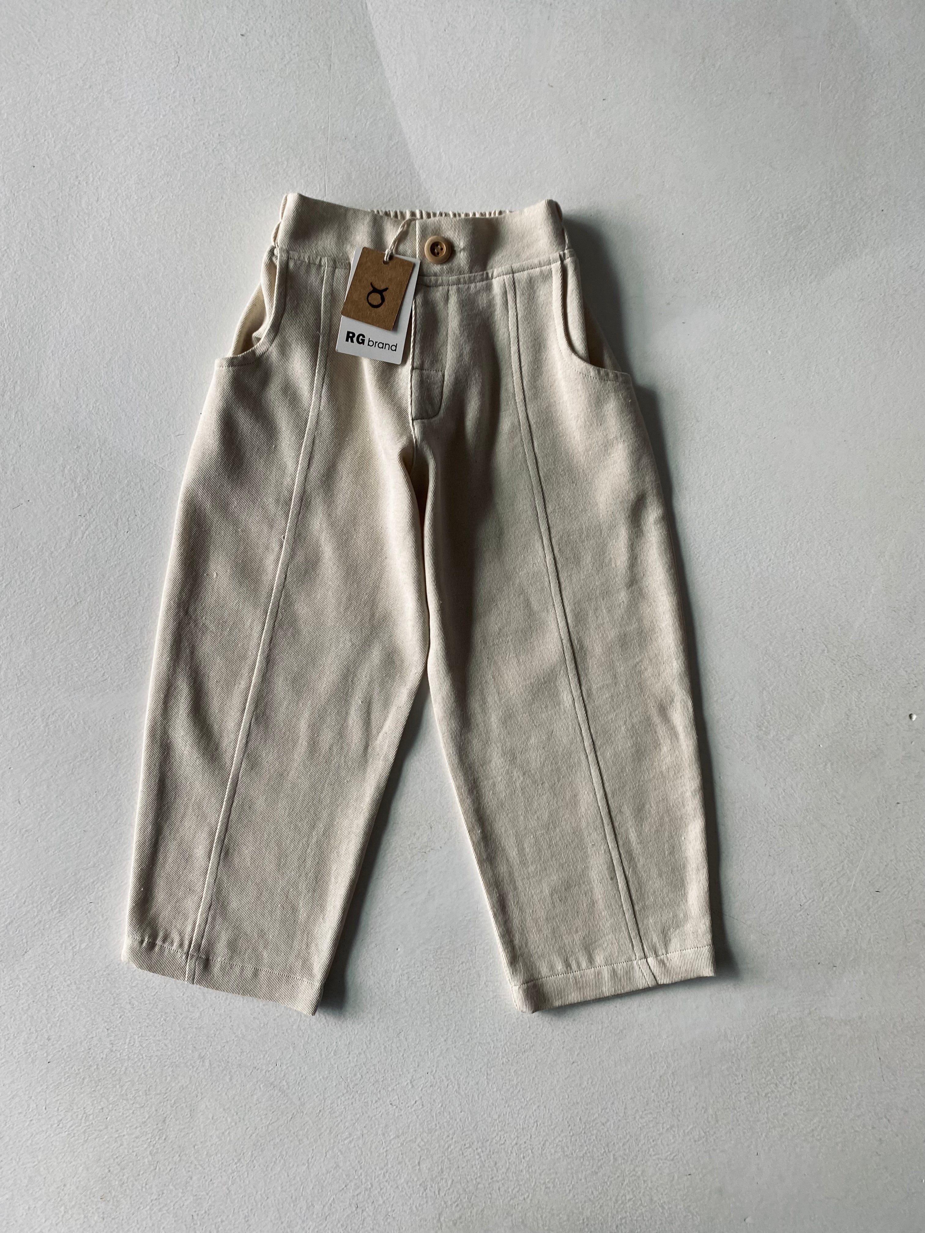 Boys' Linen Loose Fit Pants for Kids Age 3-9 | Comfortable Summer Playwear for Outdoor Activities & Casual Wear