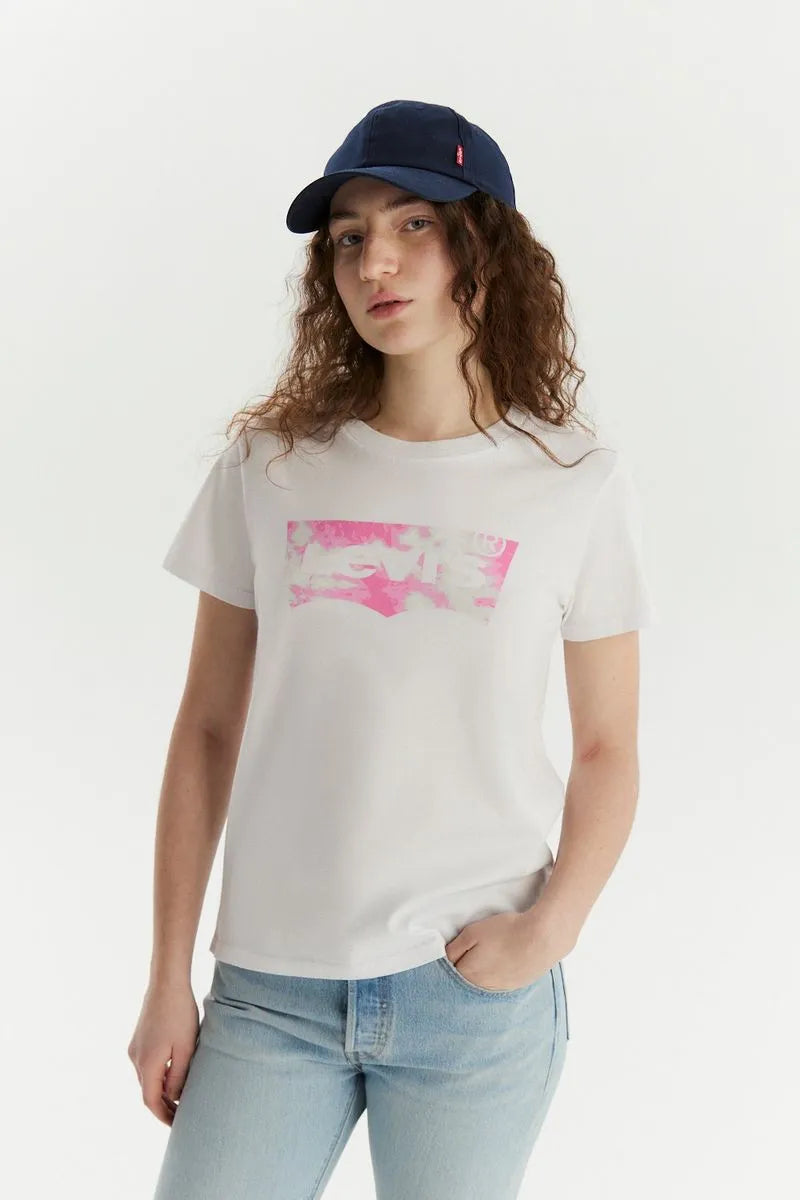 Levi's Men's The Perfect Tee White Cotton T-Shirt - Classic Fit Casual Wear for Everyday Comfort & Style