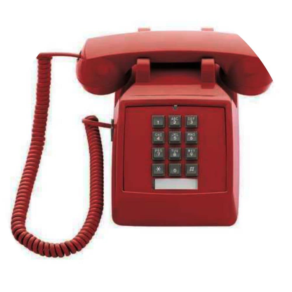 **Genuine 2510E Red Desk Phone Replacement Parts – Compatible with Lawnmowers & Office Use – Vintage Style for Home, Office, and Workshop**