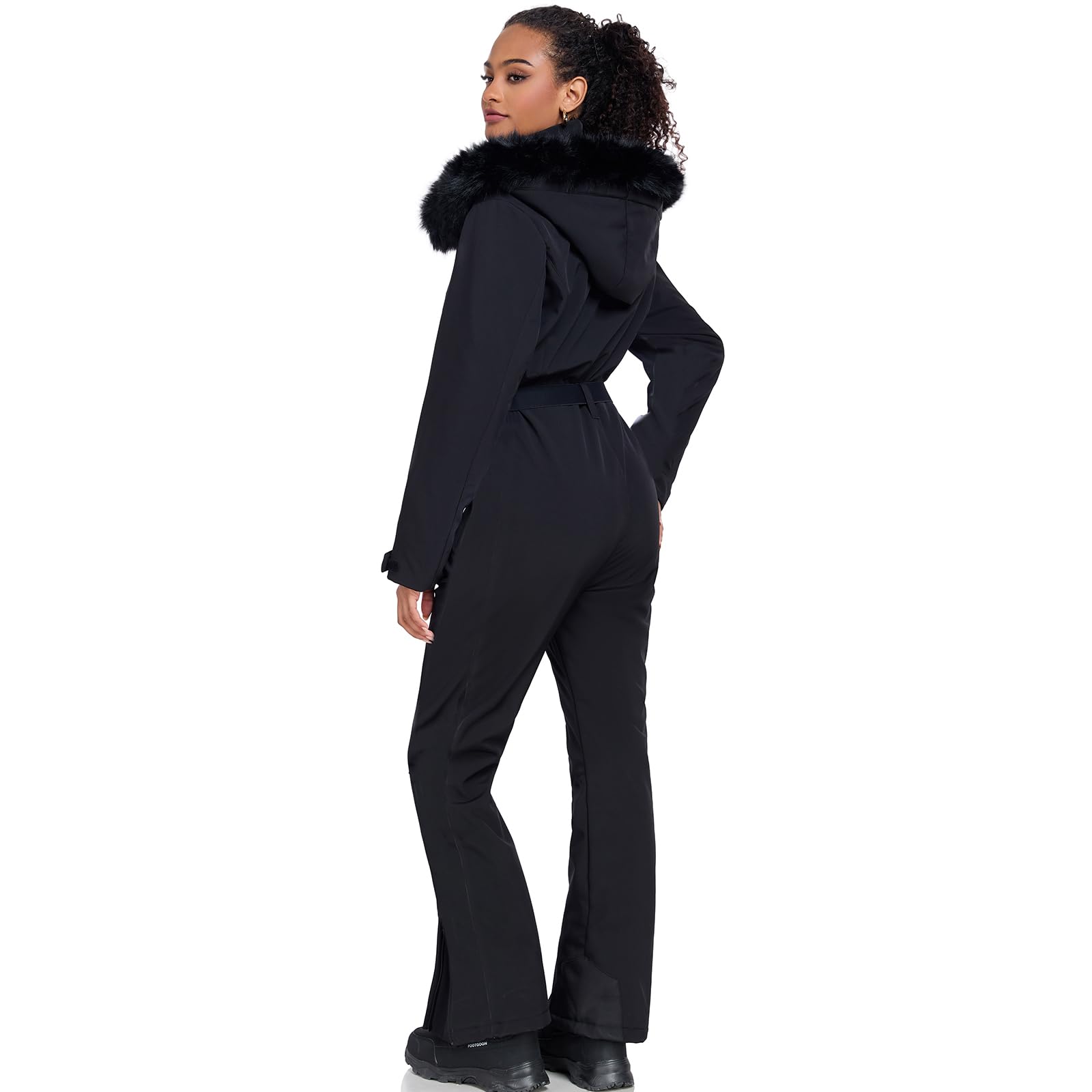 YEEFINE Women's One Piece Ski Suit - Waterproof Snowboard Jumpsuit with Jacket & Pants for Winter Outdoor Sports | Skiing, Snowboarding & Snow Activities