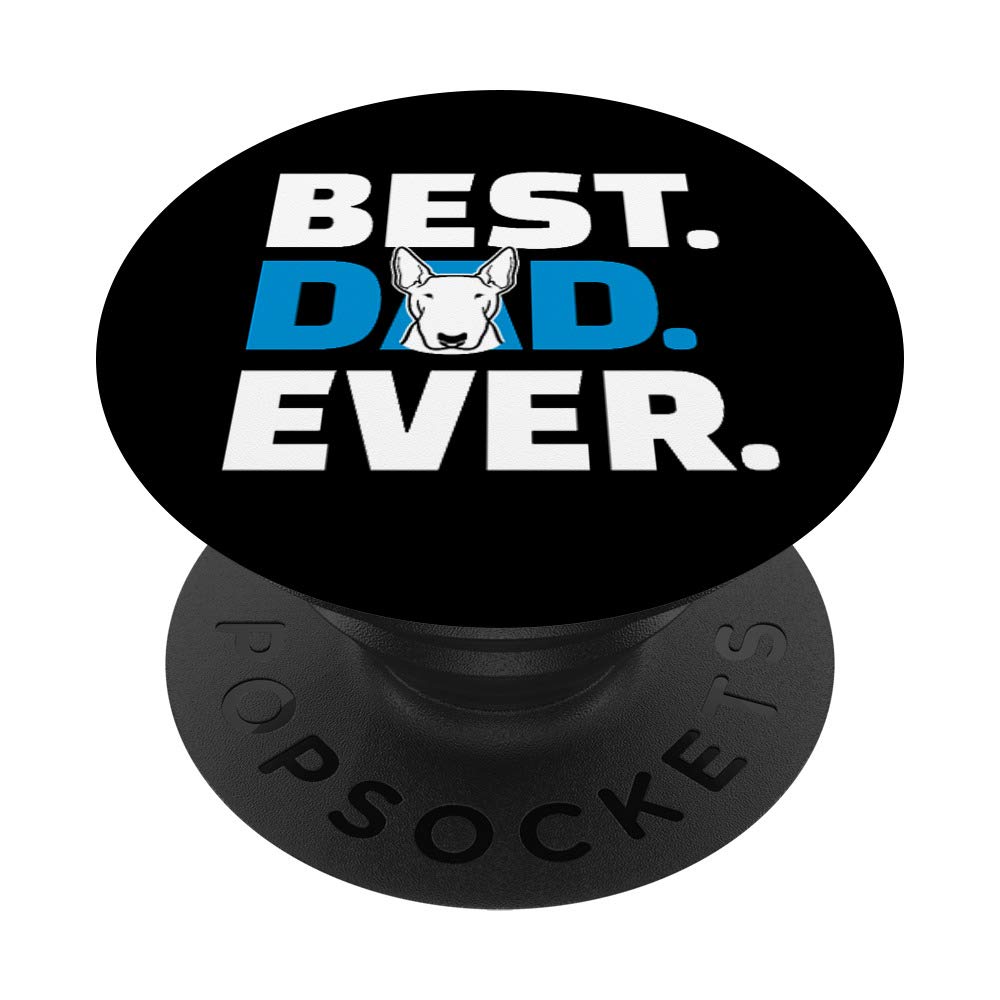 Bull Terrier Dad PopSockets Phone Grip & Stand - Expandable Holder for iPhone, Samsung & Tablets - Perfect for Selfies, Gaming & Hands-Free Use