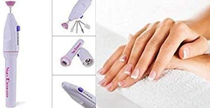 ZAEGO 7-in-1 Electric Nail Drill Machine for Manicure & Pedicure - Professional Salon-Grade Nail Art Kit with Grinder, Polisher & Grooming Tools | Perfect for Home Nail Care, Salon Professionals & DIY Nail Art Enthusiasts