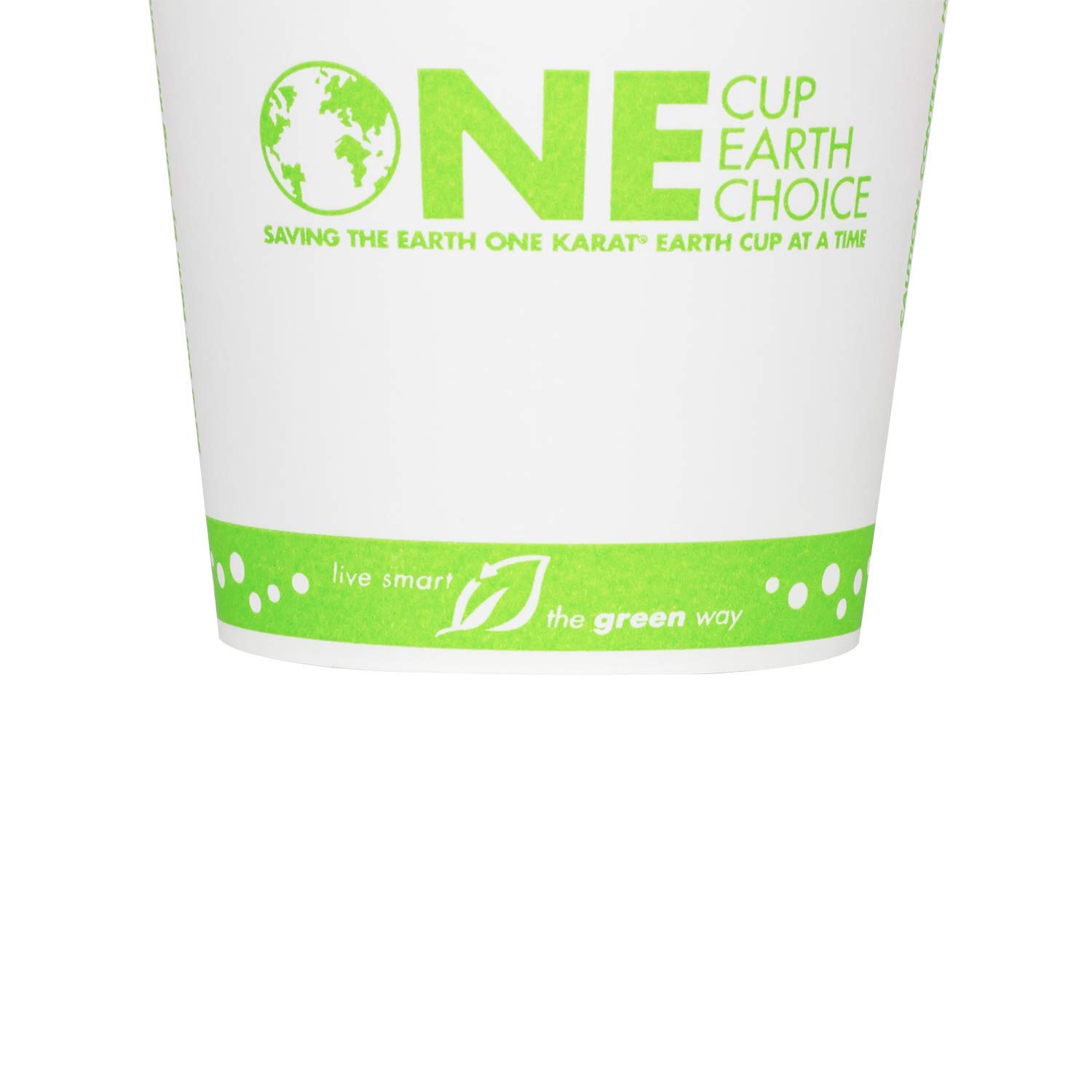 Karat Earth KE-K510 10 oz. Compostable Paper Hot Cups - 100% PLA Lined, Eco-Friendly Disposable Coffee Cups (Case of 1000) - Perfect for Coffee Shops, Offices & Events