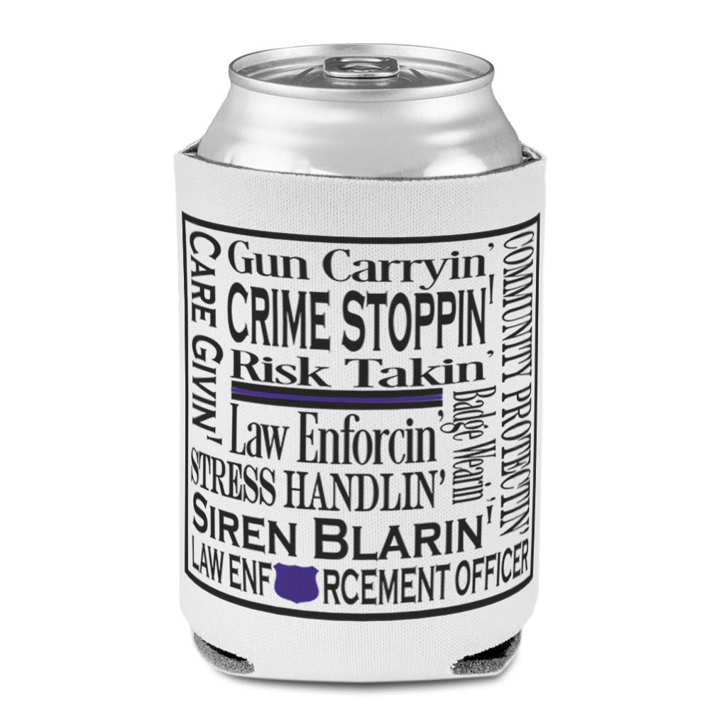 Crime Stopping Gun Can Sleeve - Insulated Drink Cooler for Law Enforcement, Scuba & Outdoor Activities | Concealed Carry & Tactical Gear
