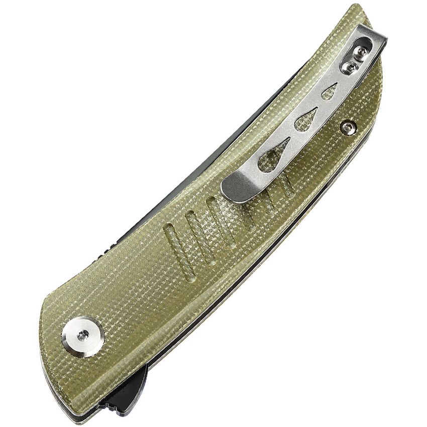 Bestech Swift Folding Knife - Micarta Handle, Green - EDC Pocket Knife for Outdoor, Camping, and Everyday Carry