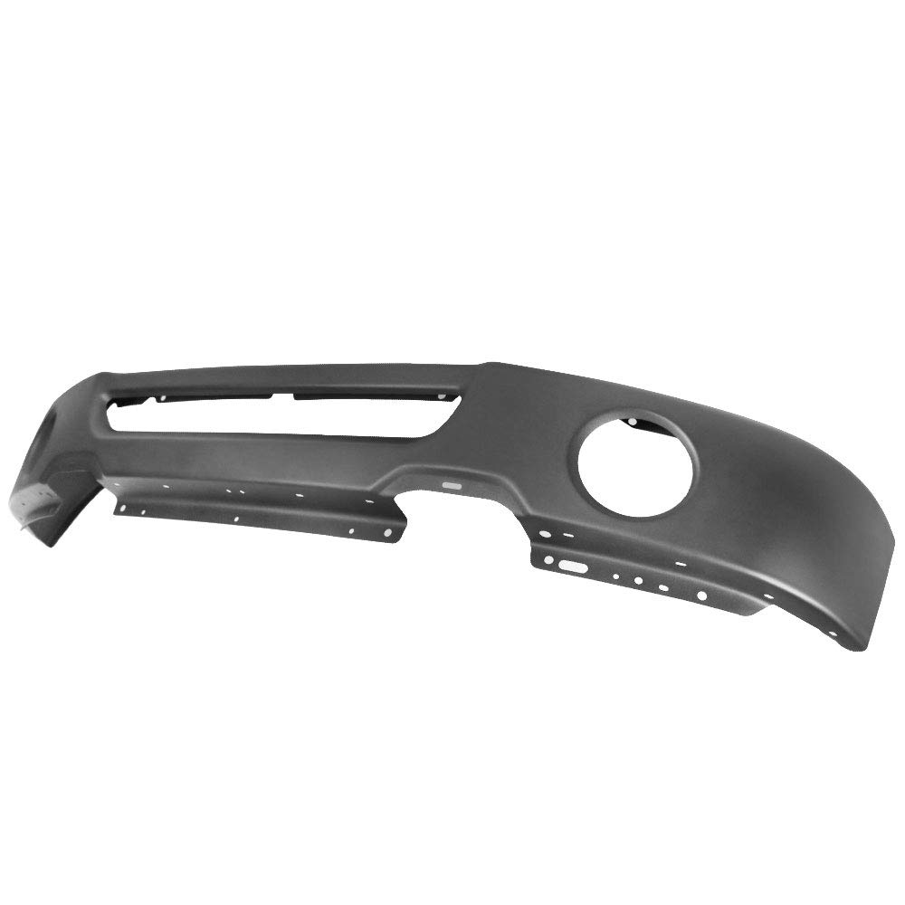 IKON MOTORSPORTS Front Bumper Grille Guard Compatible with 2006-2008 Ford F-150 & Lincoln Mark LT - Black Stainless Steel Lower Bumper Bar with Fog Light Holes - Off-Road Protection & Style Upgrade for Trucks