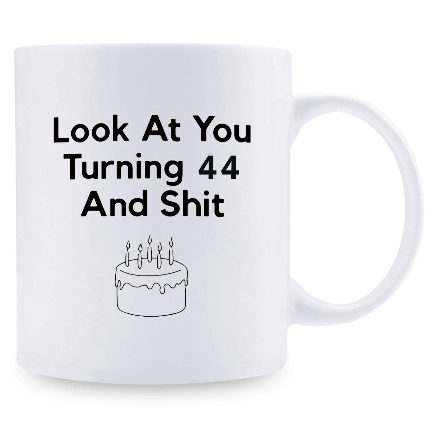 1975 Birthday Gifts for Women - 44th Birthday Coffee Mug for Mom, Wife, Sister, Friend, Colleague - 11oz Ceramic Cup - Perfect for Office, Home & Special Celebrations