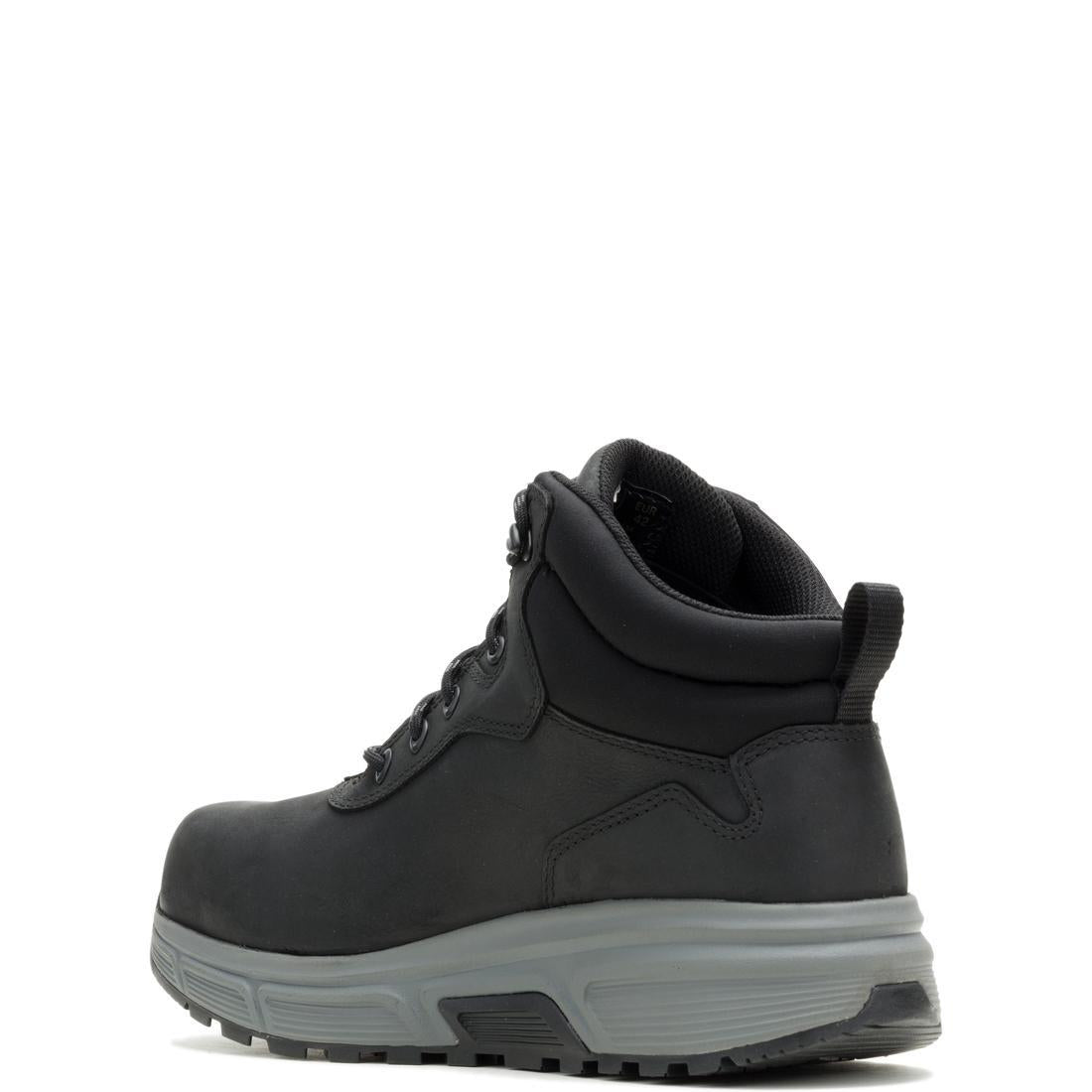 Ride Wedge EnergyBound 6 Soft Toe Work Boots for Men - Black Safety Shoes for Construction, Warehouse & Outdoor Work - Comfortable & Durable Work Boots