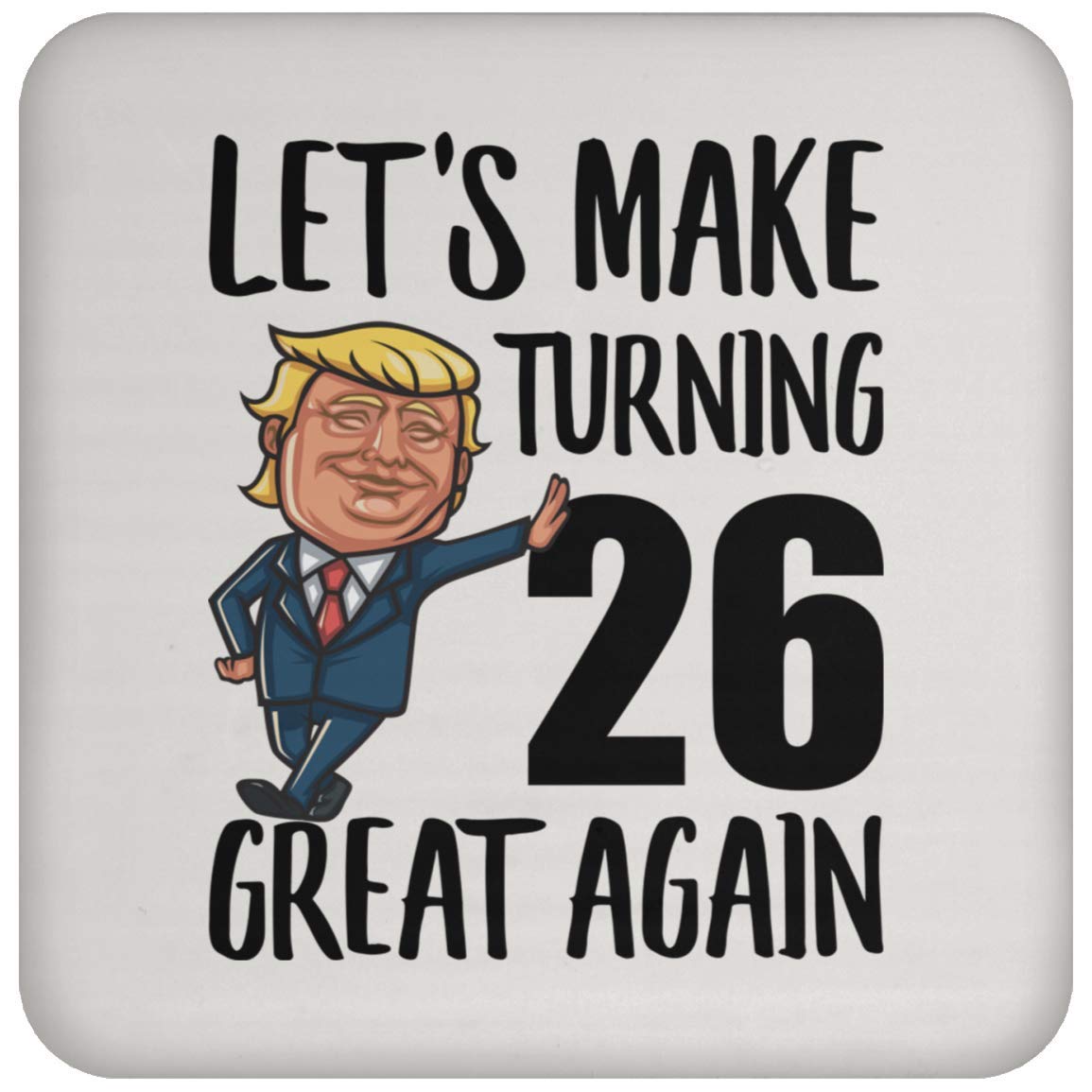 26th Birthday Gifts for Men & Women - Funny 1993 Born 26 Year Old Present Ideas - Unique Christmas 2022 Gift Set with Coaster - Perfect for Office Desk Decor & Housewarming Party Favors