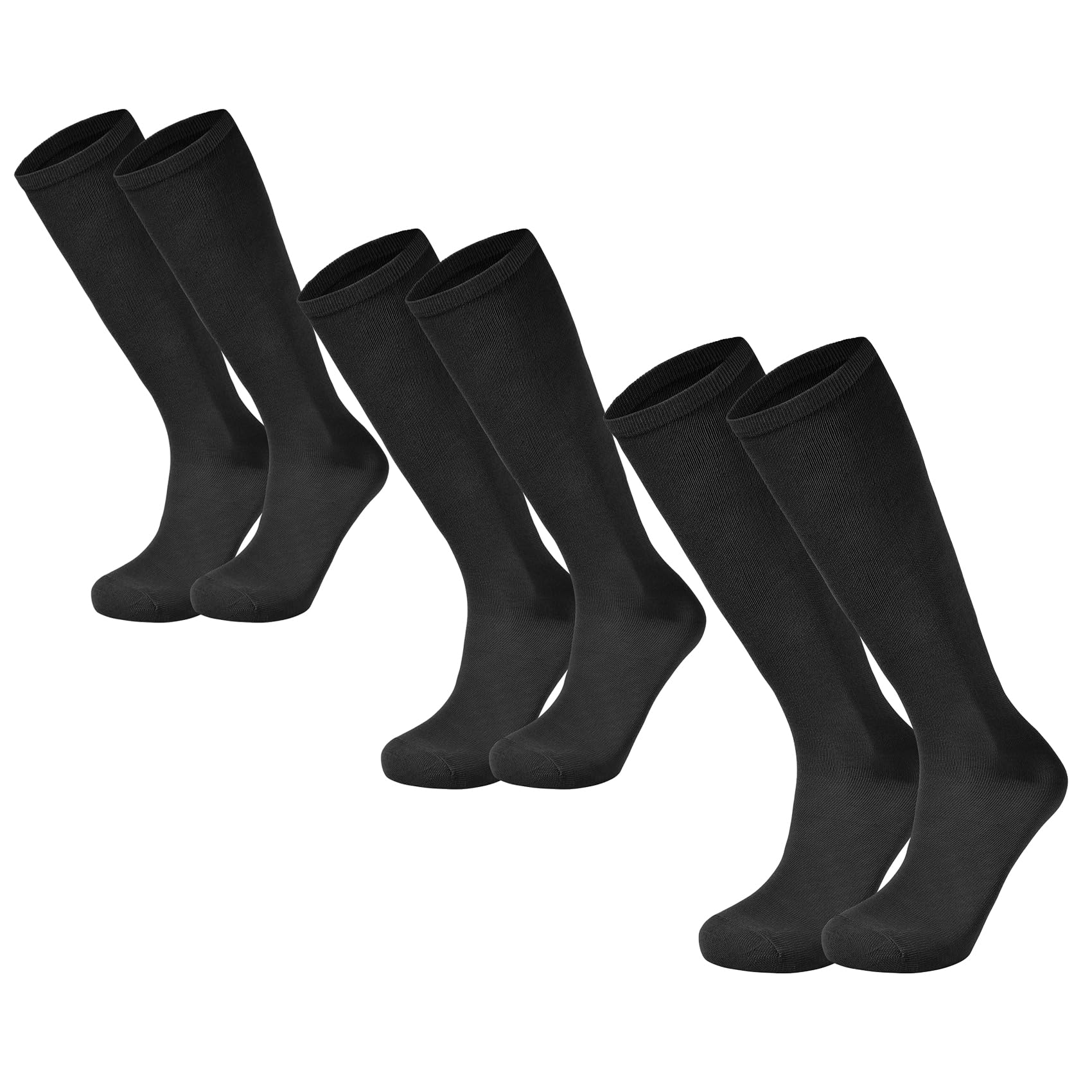 Durio Kids Soft Cotton Toddler Soccer Socks for Boys & Girls - Breathable Youth Baseball Socks with Non-Slip Grip - Perfect for Sports, School & Daily Play