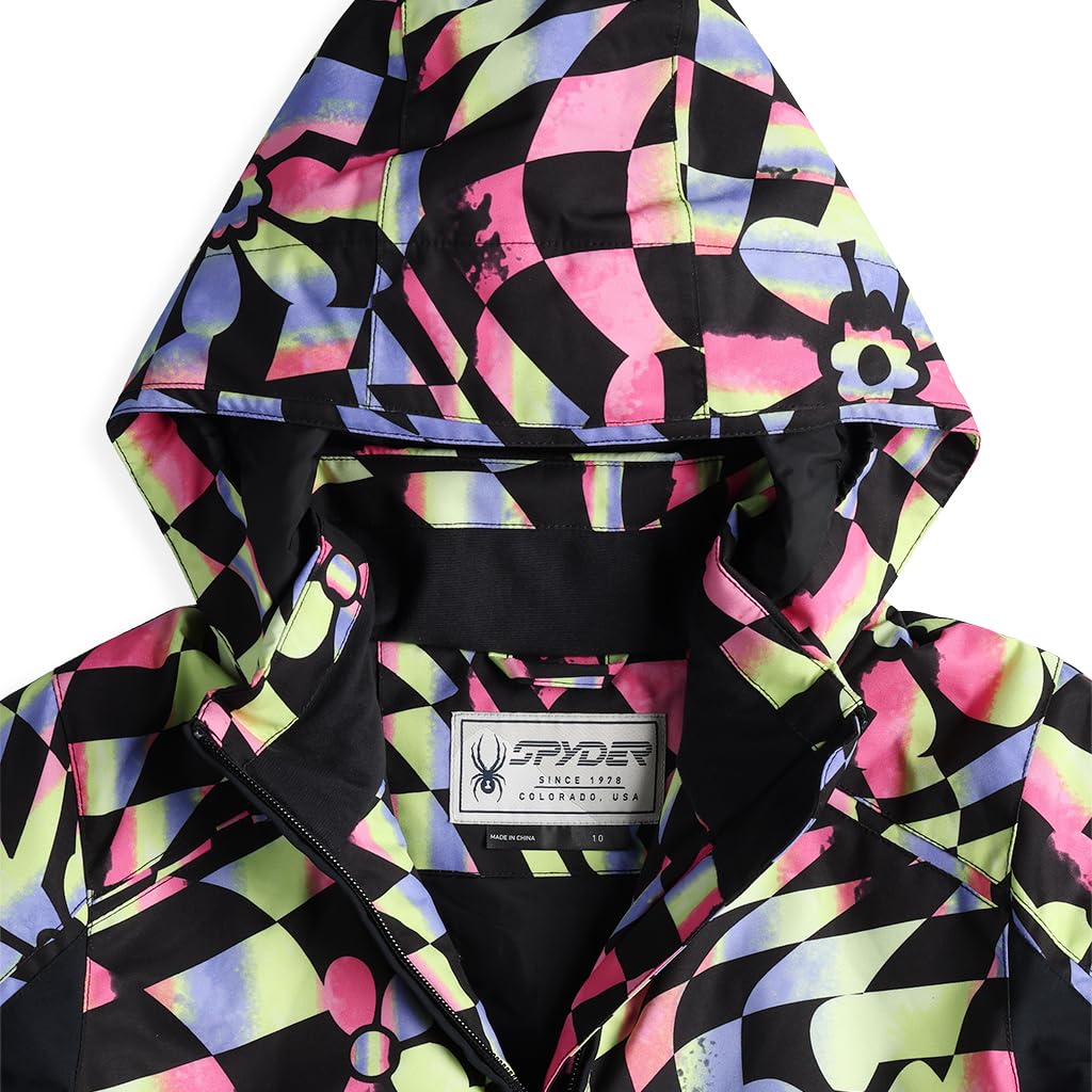 Spyder Big Girls Conquer Insulated Ski Jacket - Waterproof Winter Coat for Teen Girls - Warm Snow Jacket for Skiing, Snowboarding & Outdoor Activities