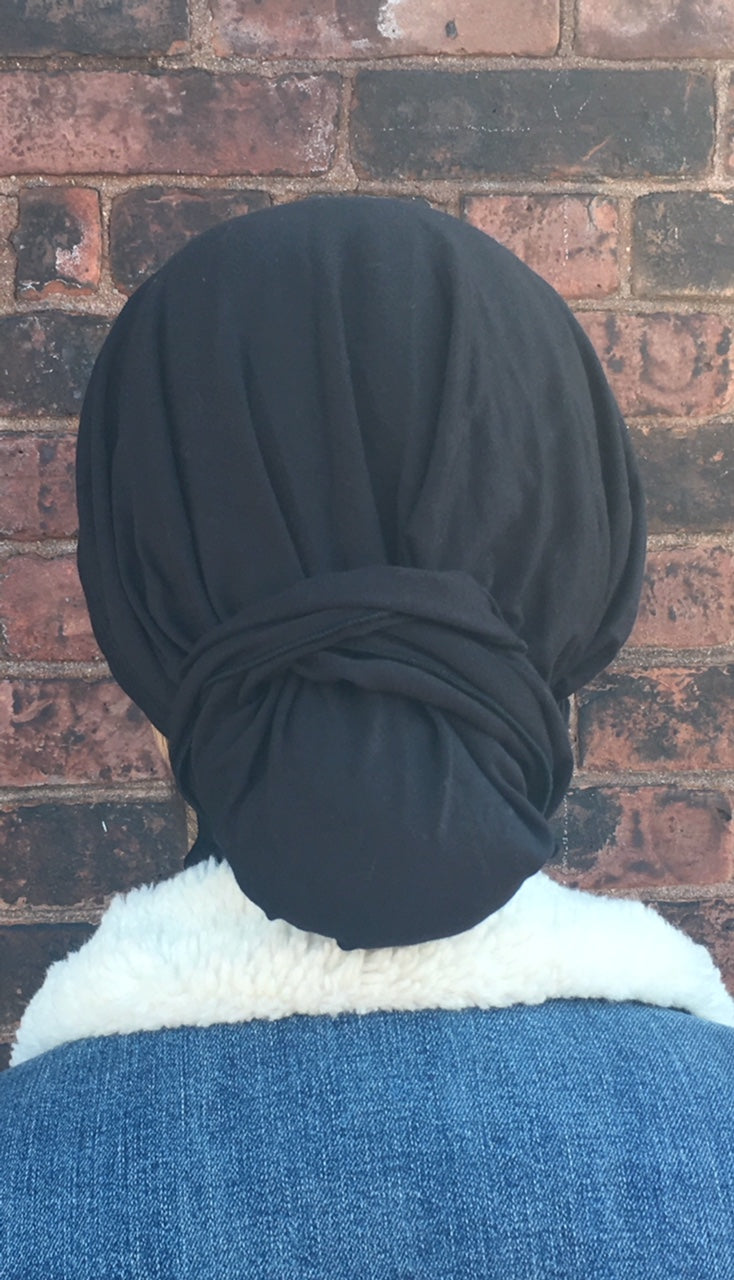 Non-Slip Bamboo Head Scarf for Women - Eco-Friendly Pre-Tied Hair Wrap | Perfect for Yoga, Running, Travel & Everyday Style