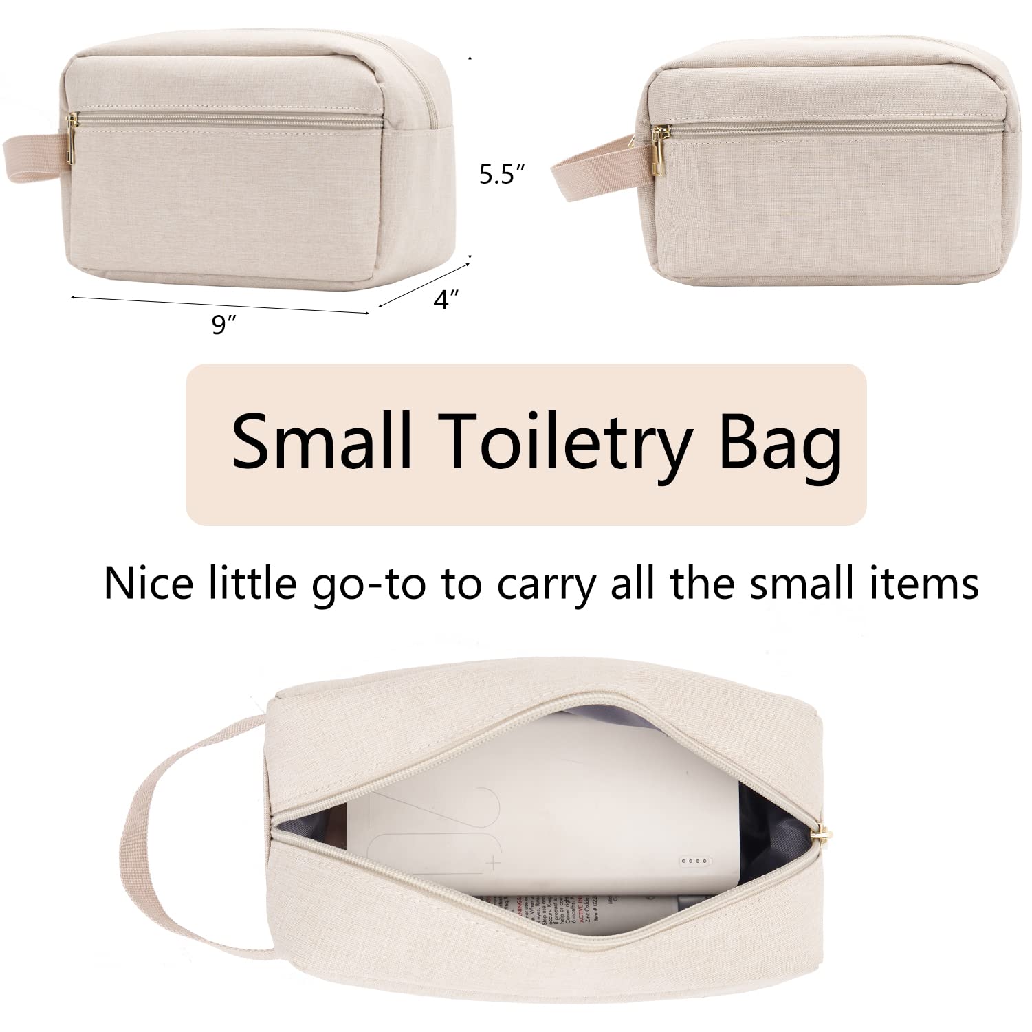 Stylish 17 Inch Weekender Travel Bag with Shoe Compartment & Overnight Storage - Perfect Airline Personal Item Carry-On (Beige) | Ideal for Weekend Getaways, Business Trips & Gym Use