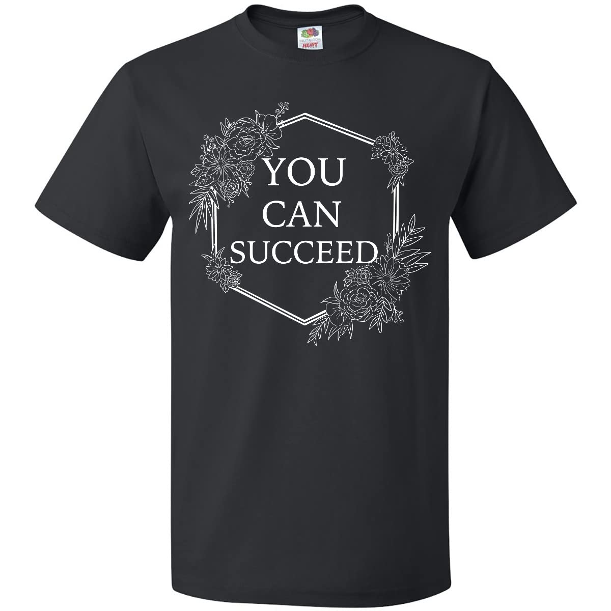 Inktastic Motivational 'You Can Succeed' Graphic T-Shirt for Men & Women - Perfect for Work, School & Daily Inspiration