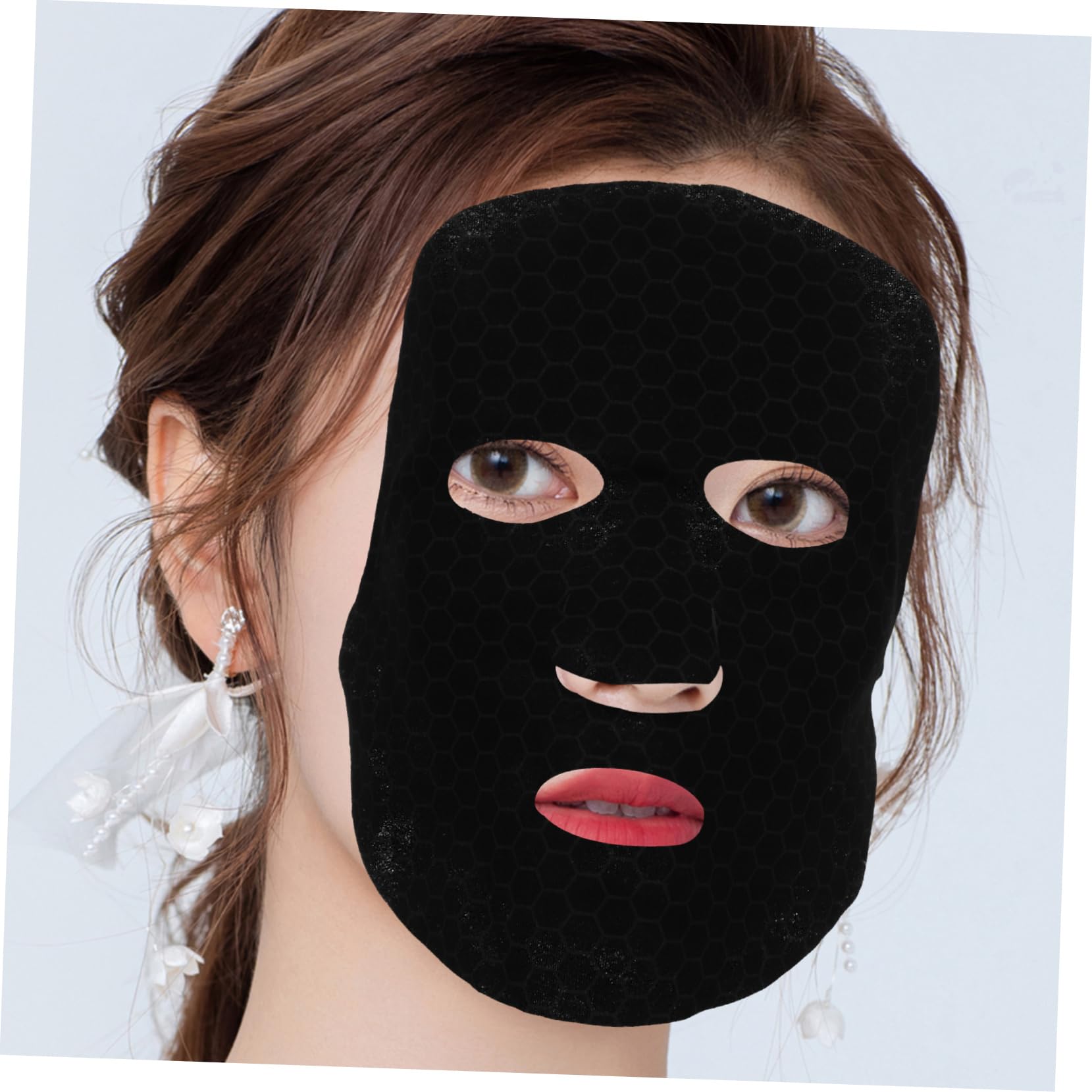 HEALLILY 10pcs Graphene Facial Sheet Mask for Skin Care & DIY Beauty