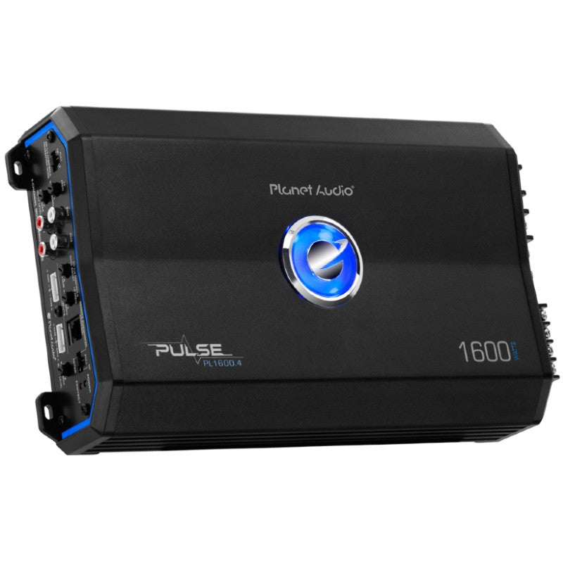 Planet Audio PL1600.4 1600W 4-Channel Car Amplifier - High Power Bridgeable Stereo Amp for Car Audio System | Perfect for Trucks, SUVs & Custom Car Audio Upgrades