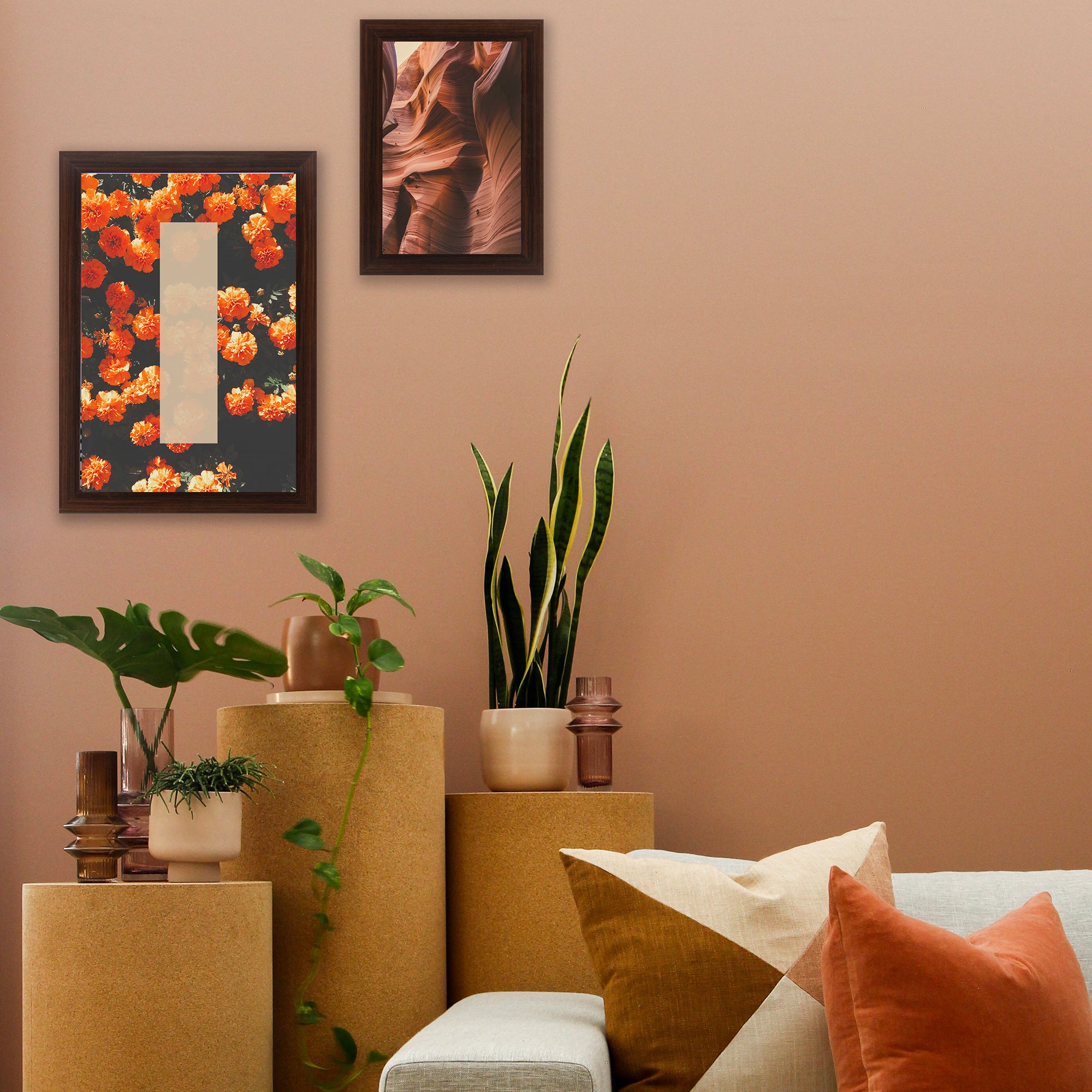 Premium Hector Full Frame Photo Frame - Elegant Wall Display for Family Photos, Wedding Pictures & Artwork - Perfect for Living Room, Bedroom & Office Decor