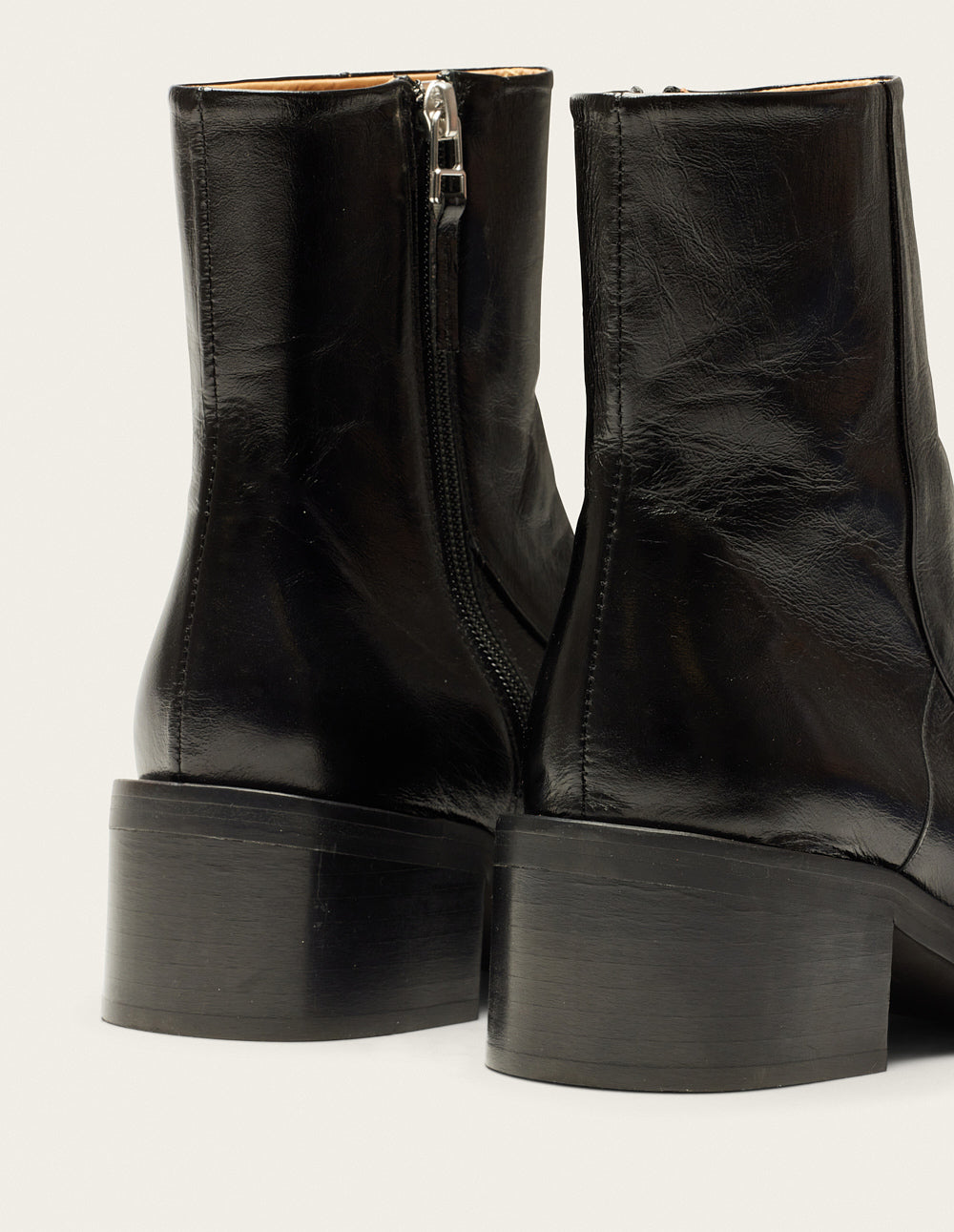 Callie Black Patent Pleather High Heel Boots - Stylish Women's Ankle Boots for Party, Office & Night Out