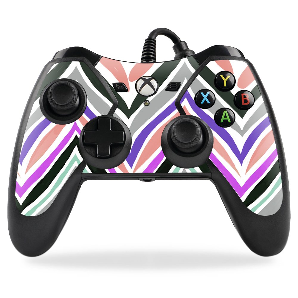 PowerA Pro Ex Xbox One Controller Skins - MightySkins Custom Vinyl Wrap Cover & Sticker | Colorful Chevron Design | Protective Gaming Accessory for Xbox One Controllers | Perfect for Gaming Enthusiasts & Customization Lovers