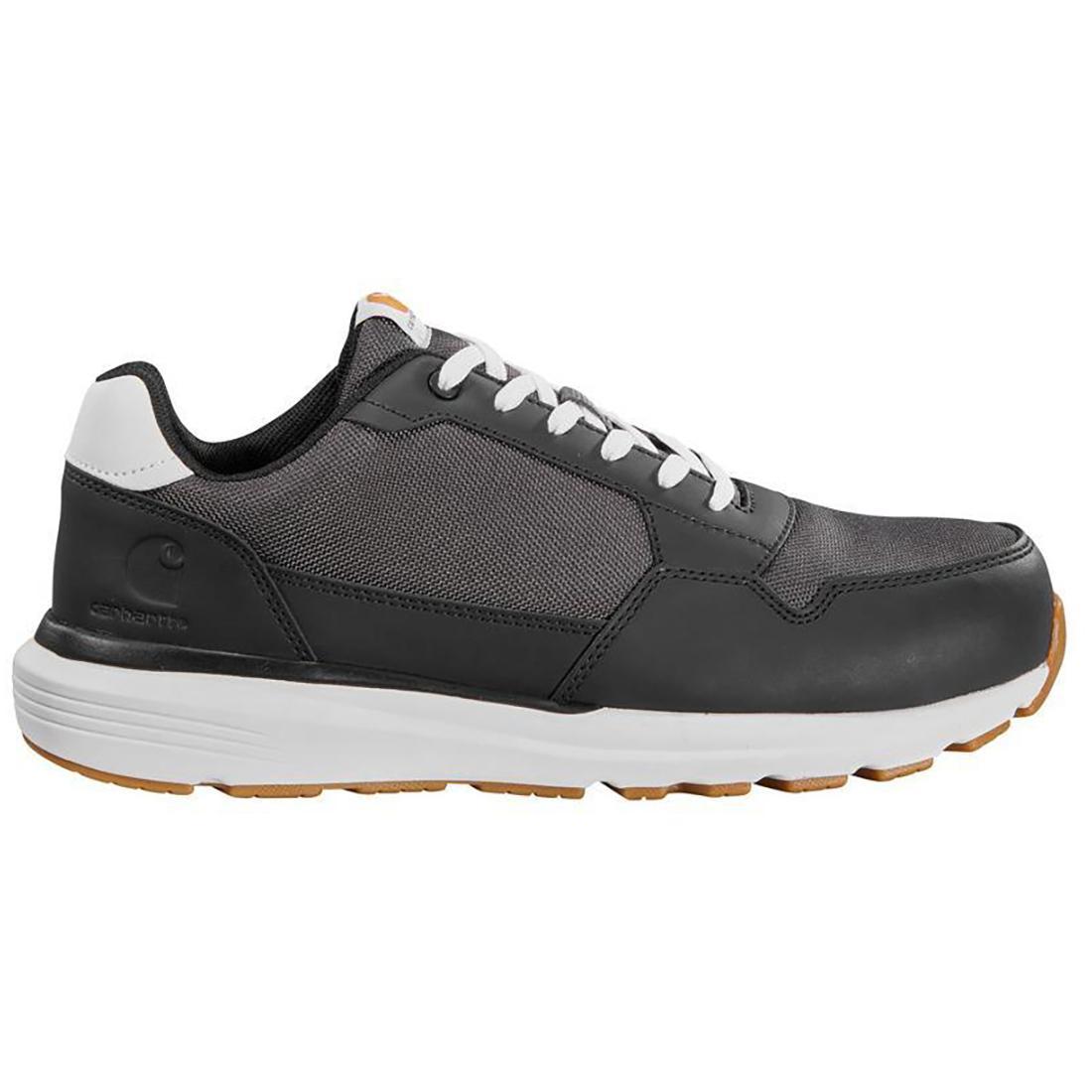 Greenfield ESD Nano Toe Sneakers - Anti-Static Work Shoes for Electronics Industry, Black & White, Comfortable Safety Footwear for Cleanroom & Laboratory Use