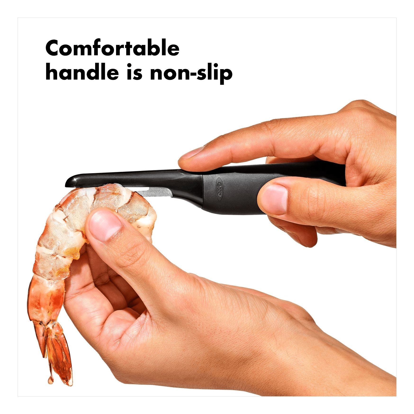 OXO Shrimp Cleaner - Easy-to-Use Kitchen Tool for Peeling & Deveining Shrimp | Perfect for Seafood Lovers & Home Cooks | Ideal for Cooking, Grilling, and Meal Prep