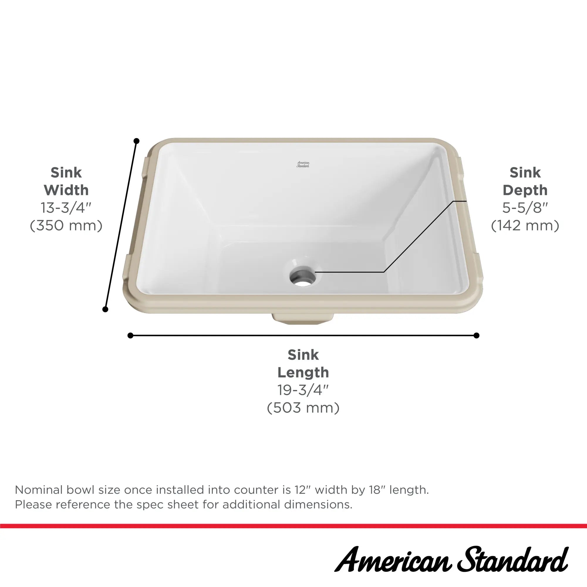 Premium Undermount Bathroom Sink - Modern Porcelain Vanity Sink for Small Bathrooms & Powder Rooms | Perfect for Home Renovation & Space-Saving Designs
