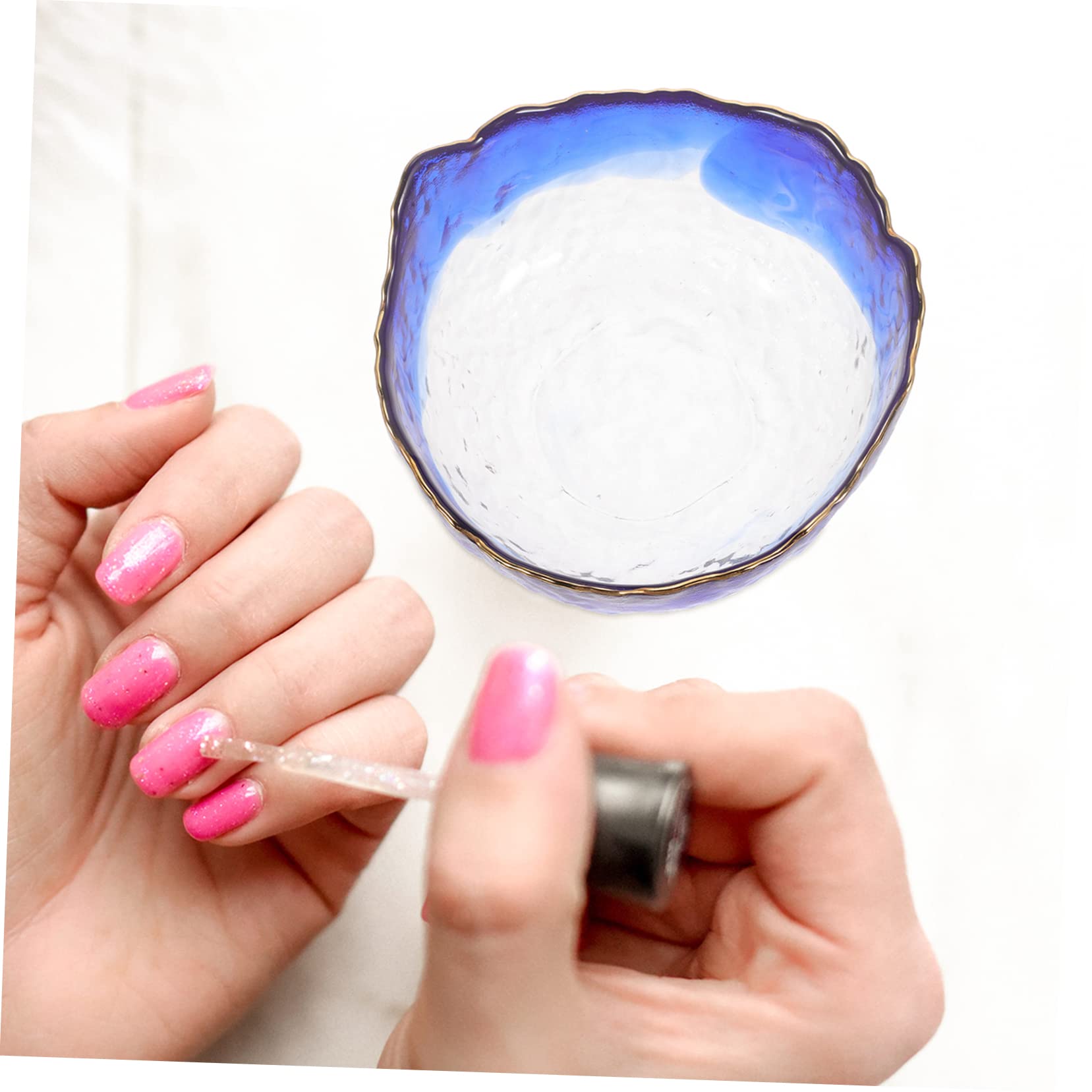 FOMIYES Professional Nail Soaking Bowl for Manicure & Pedicure - Nail Art Treatment Soak Off Bowl with Lid, Salon Quality Manicure Supplies for Home & Professional Use - Perfect for Gel Polish Removal, Acrylic Nails & DIY Nail Care
