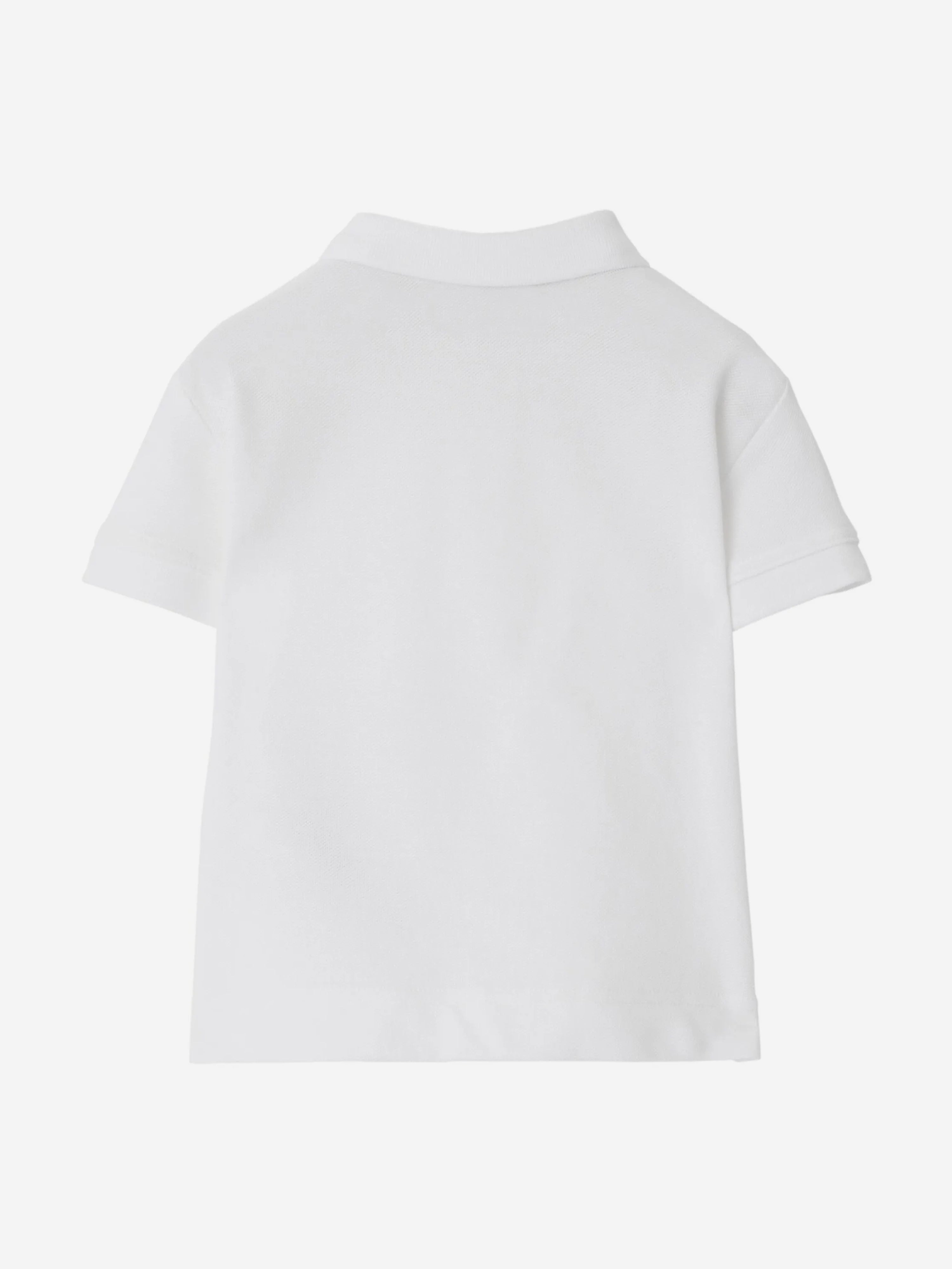Baby Boys Johane EKD Polo Shirt - White Cotton Short Sleeve Top for Toddlers | Perfect for Playdates, School & Family Outings