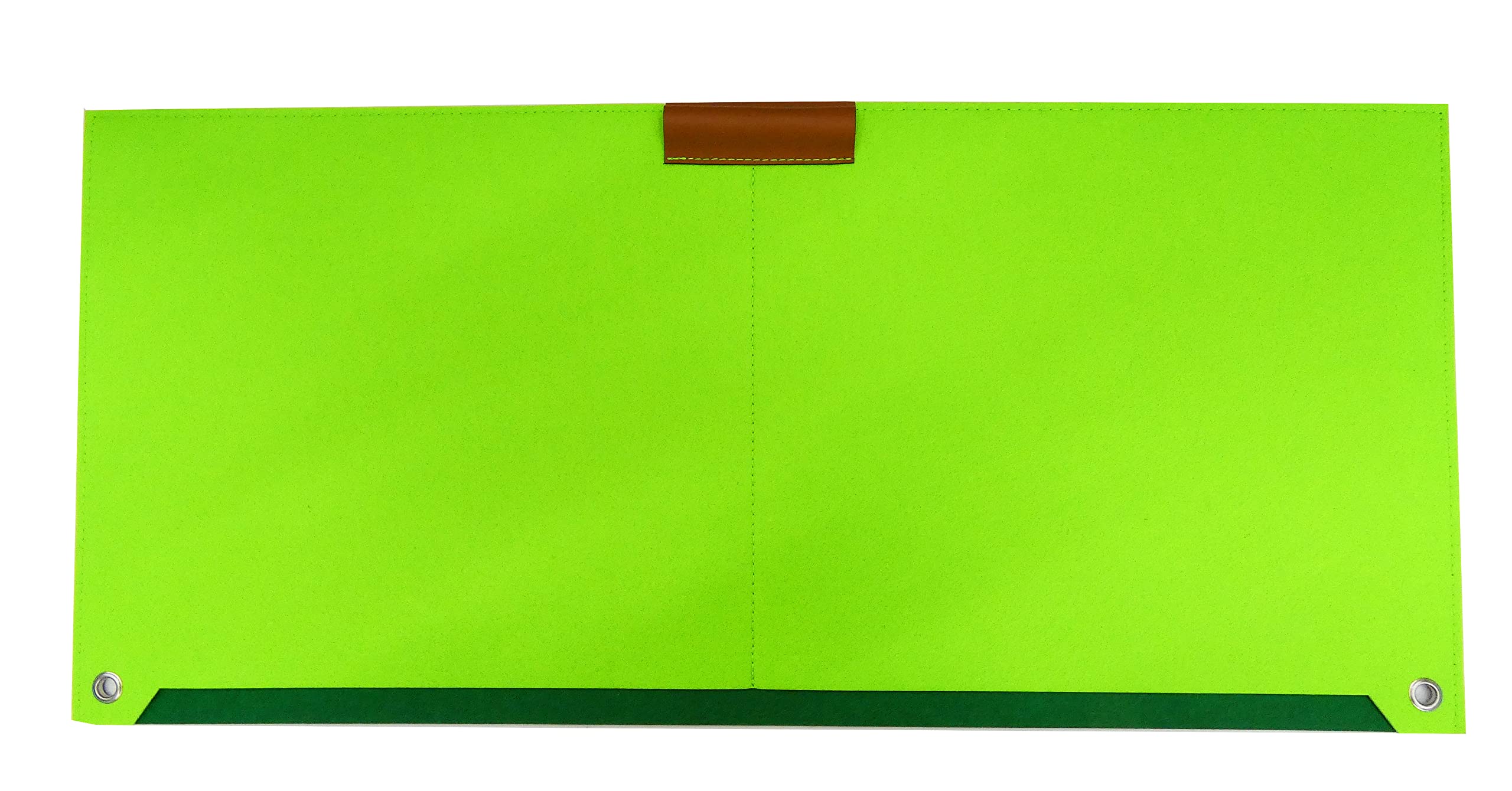 Premium Felt Desk Mouse Pad - Green & Black Ergonomic Non-Slip Surface for Office, Gaming & Home Workspace Comfort