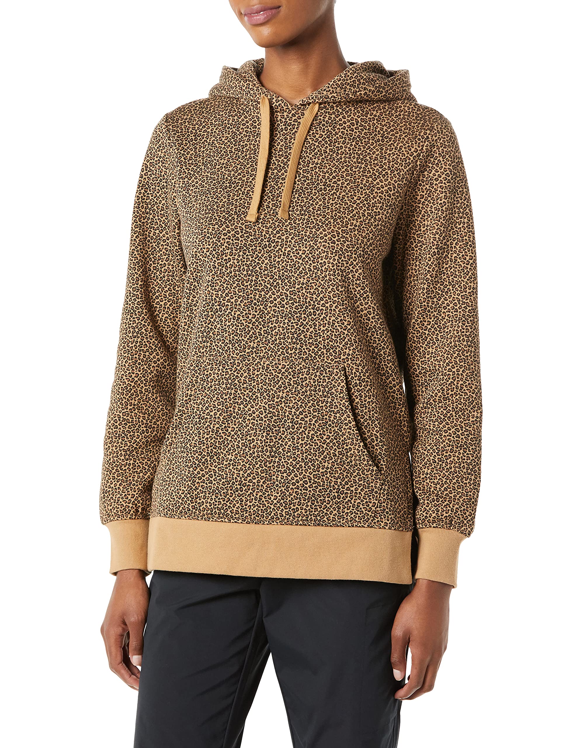 Amazon Essentials Women's French Terry Hooded Tunic Sweatshirt - Soft Casual Pullover for Lounge, Workout & Everyday Wear | Plus Size Options Available