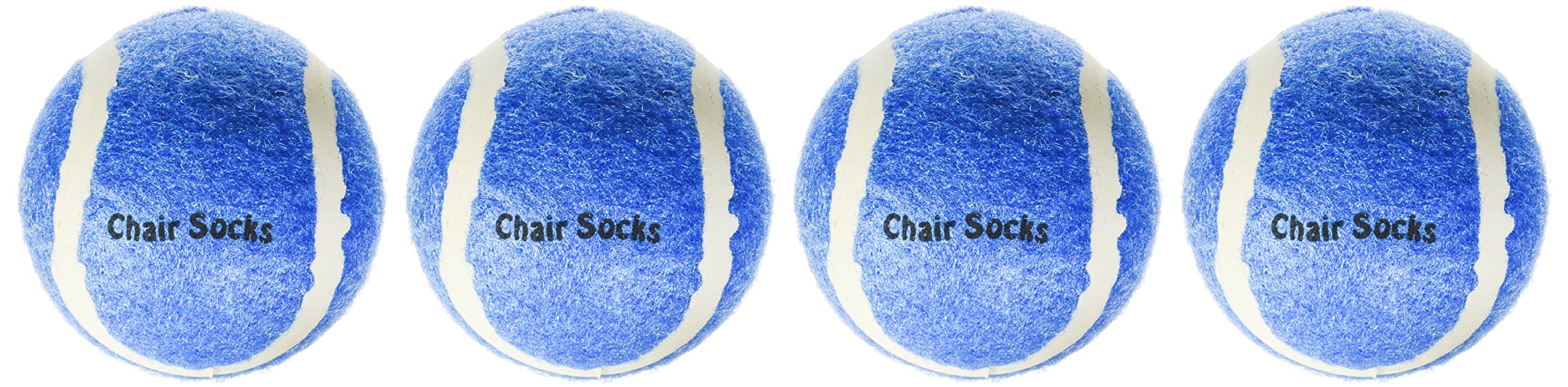 The Pencil Grip Inc Chair Socks Floor Protectors - Non-Slip Furniture Pads for Hardwood Floors (Blue, Pack of 4) - Protect Your Floors from Scratches & Noise in Home Office or Classroom