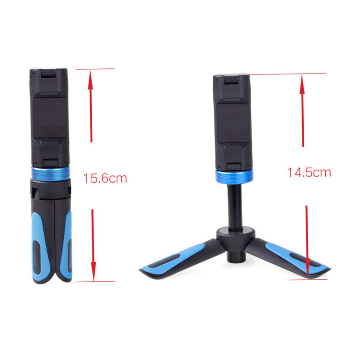 Veemoon Universal 360° Swivel Phone Stand Holder - Adjustable Phone Tripod for iPhone, Samsung & Smartphones - Perfect for Video Calls, Live Streaming, Outdoor Vlogging & Desk Use
