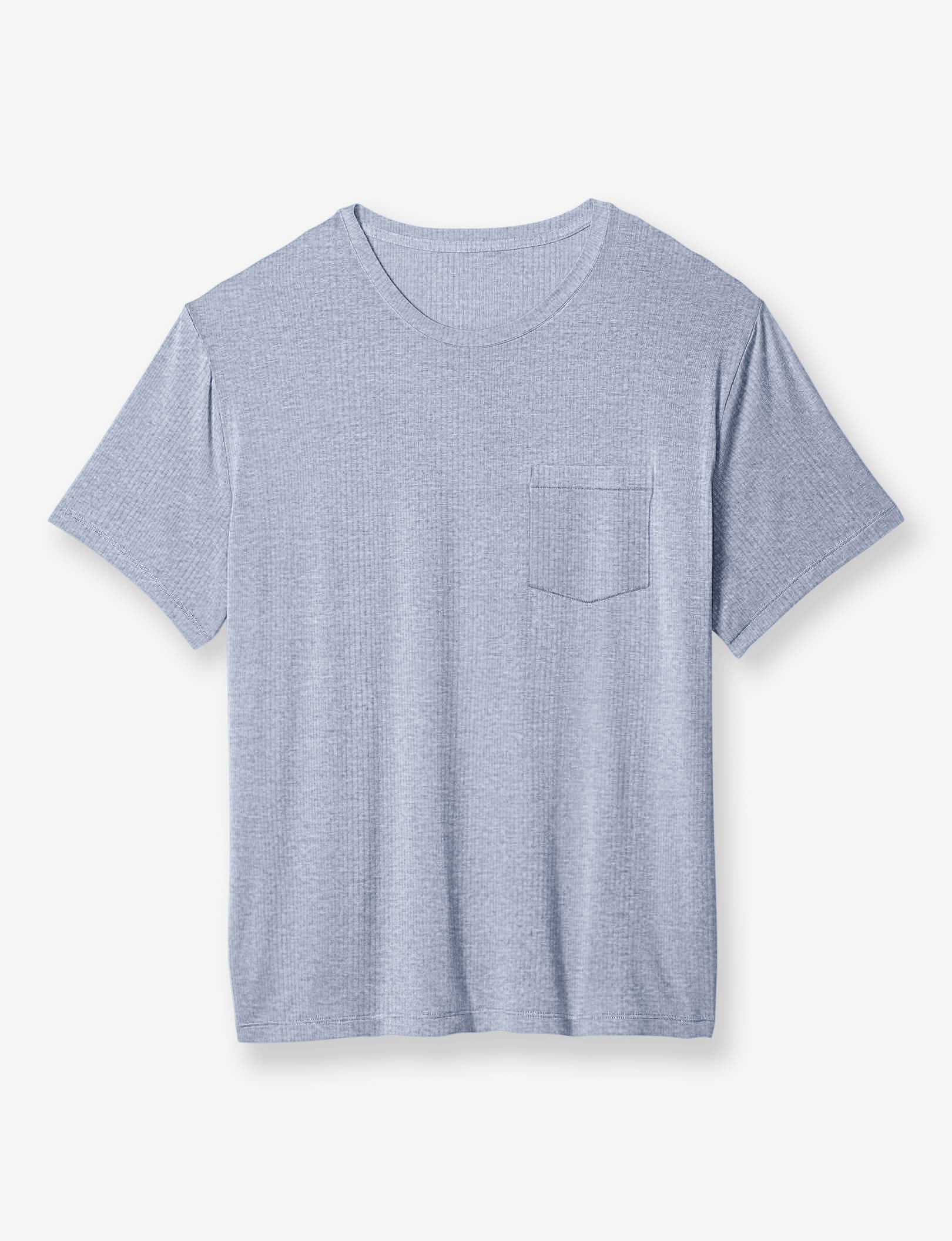Second Skin Luxe Rib Sleep Tee - Ultra Soft Women's Sleep Shirt for Comfortable Nights | Perfect for Lounge Wear & Bedtime Relaxation