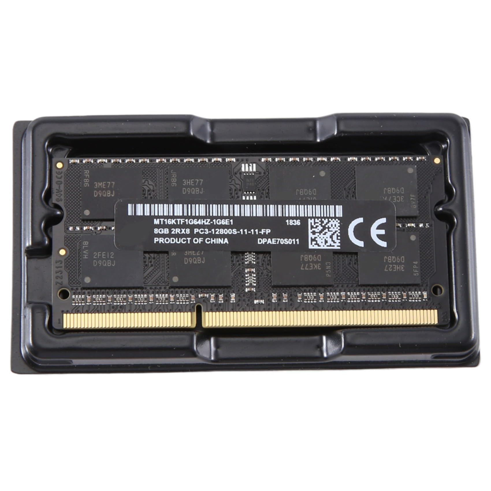8GB DDR3 Laptop RAM 1600MHz PC3-12800 SODIMM Memory Upgrade (204-Pin, 1.5V) - Compatible with HP, Dell, Lenovo & More Laptops for Faster Performance & Multitasking