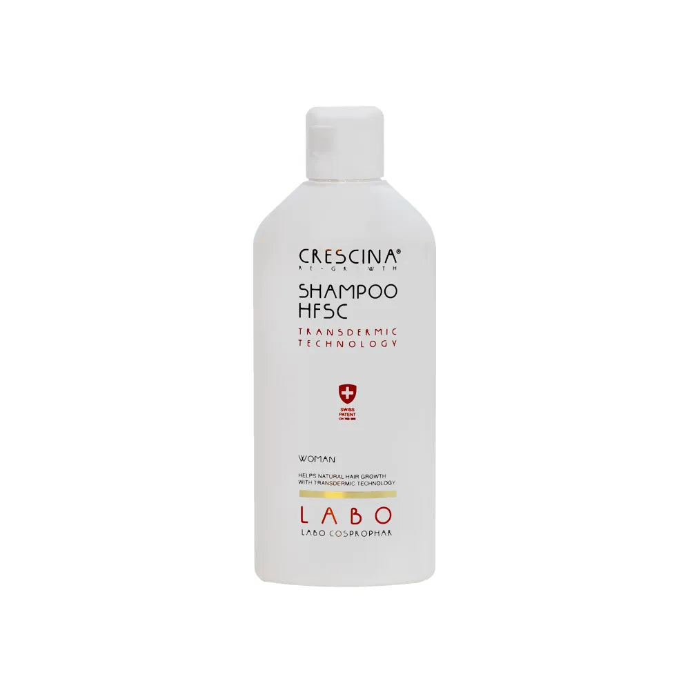Crescina HFSC Transdermic Hair Growth Shampoo for Women - 200ml | Volumizing & Strengthening Treatment for Thinning Hair | Daily Use for Healthier Scalp & Fuller Hair