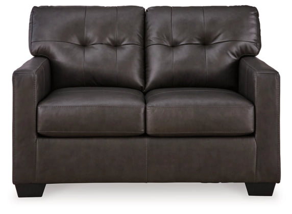 Belziani Genuine Leather Loveseat Sofa – Luxurious Two-Seater for Living Room, Lounge & Office – Perfect for Relaxing & Entertaining