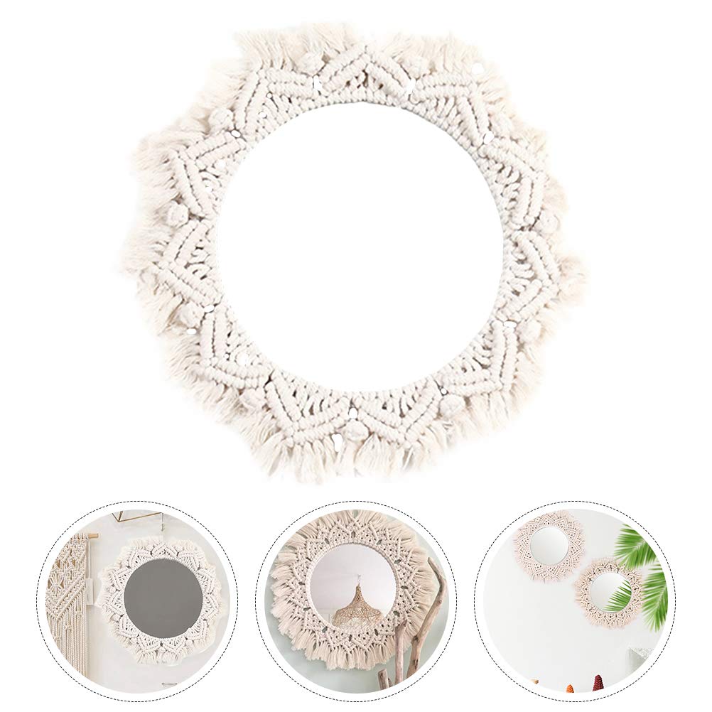 Decorative Wall Mirror Tapestry - Elegant Makeup Mirror for Vanity, Bedroom & Bathroom | Perfect for Home Decor, Dressing Room & Gift Ideas