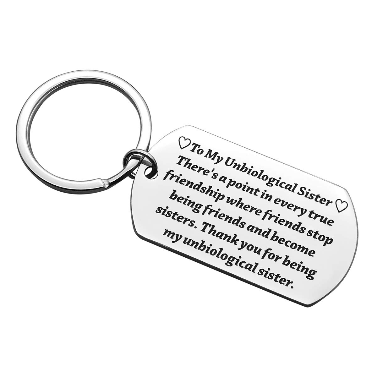 Best Friend Keychain - Thank You Gift for Best Friends, Friendship Appreciation Keyring - Perfect for Christmas, Graduation, Birthday Gifts - Ideal for Best Friends, Sisters & Close Friends - Express Gratitude with This Thoughtful Present
