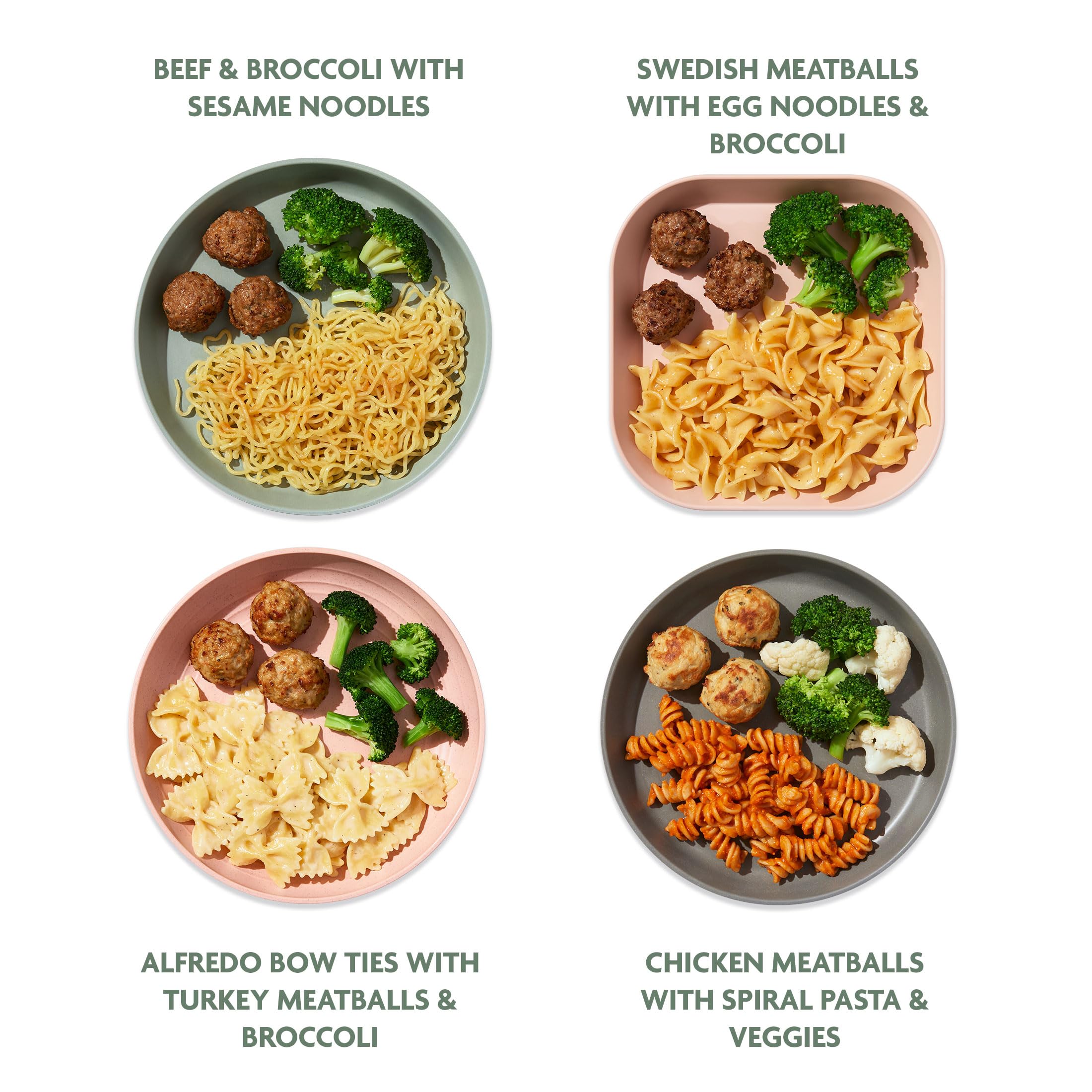 Organic Nurture Life Baby Meals & Toddler Snacks - Healthy Ready-to-Eat Pasta Variety Pack for Kids (4-Meal Set) | Fresh, Nutritious Food for School, Travel & On-the-Go Families