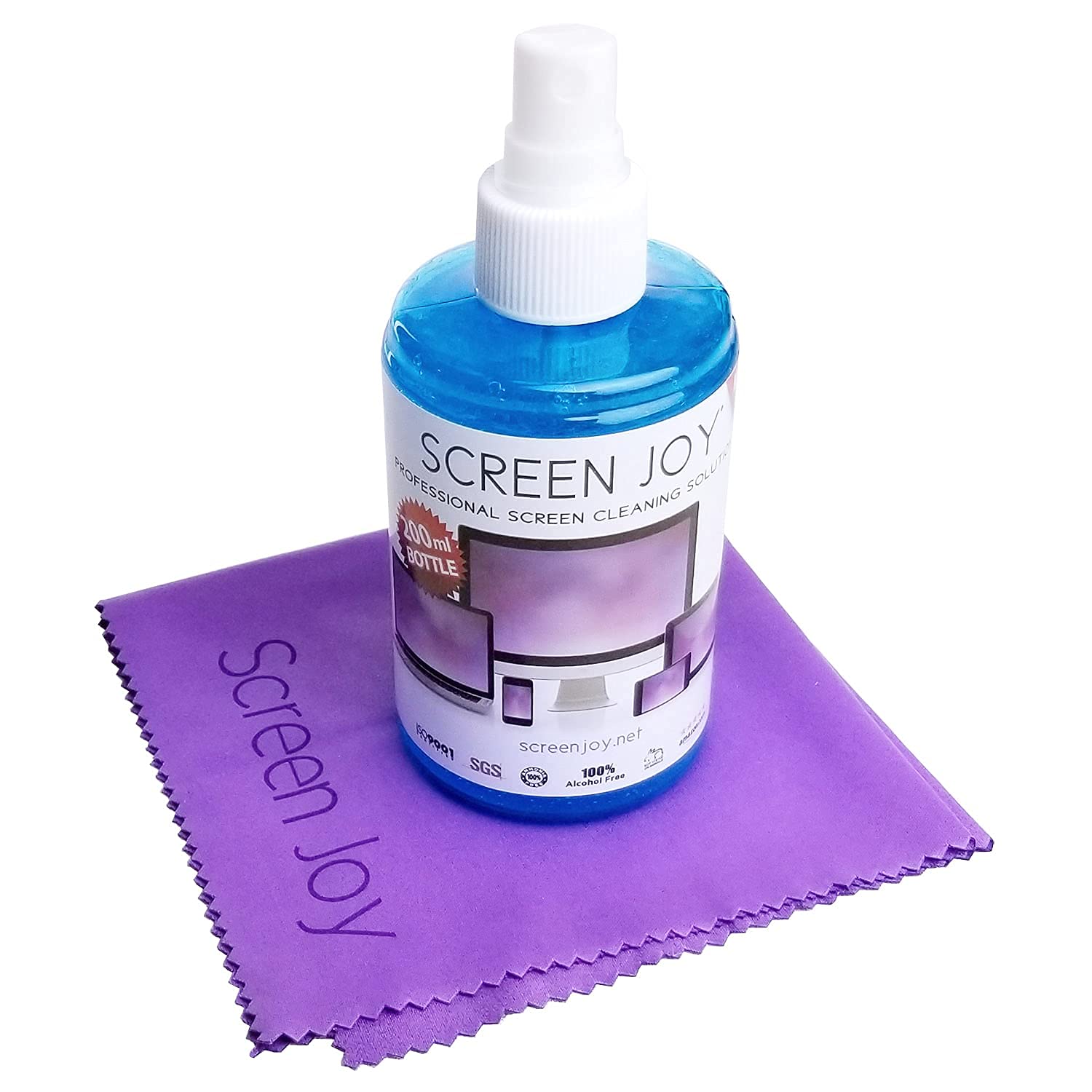 Premium Microfiber Screen Cleaner Cloth for Laptops, TVs, Tablets & Smartphones - Safe Cleaning Kit for LCD LED Monitors, iPads, Phones & Electronics - Perfect for Home, Office & Travel Use