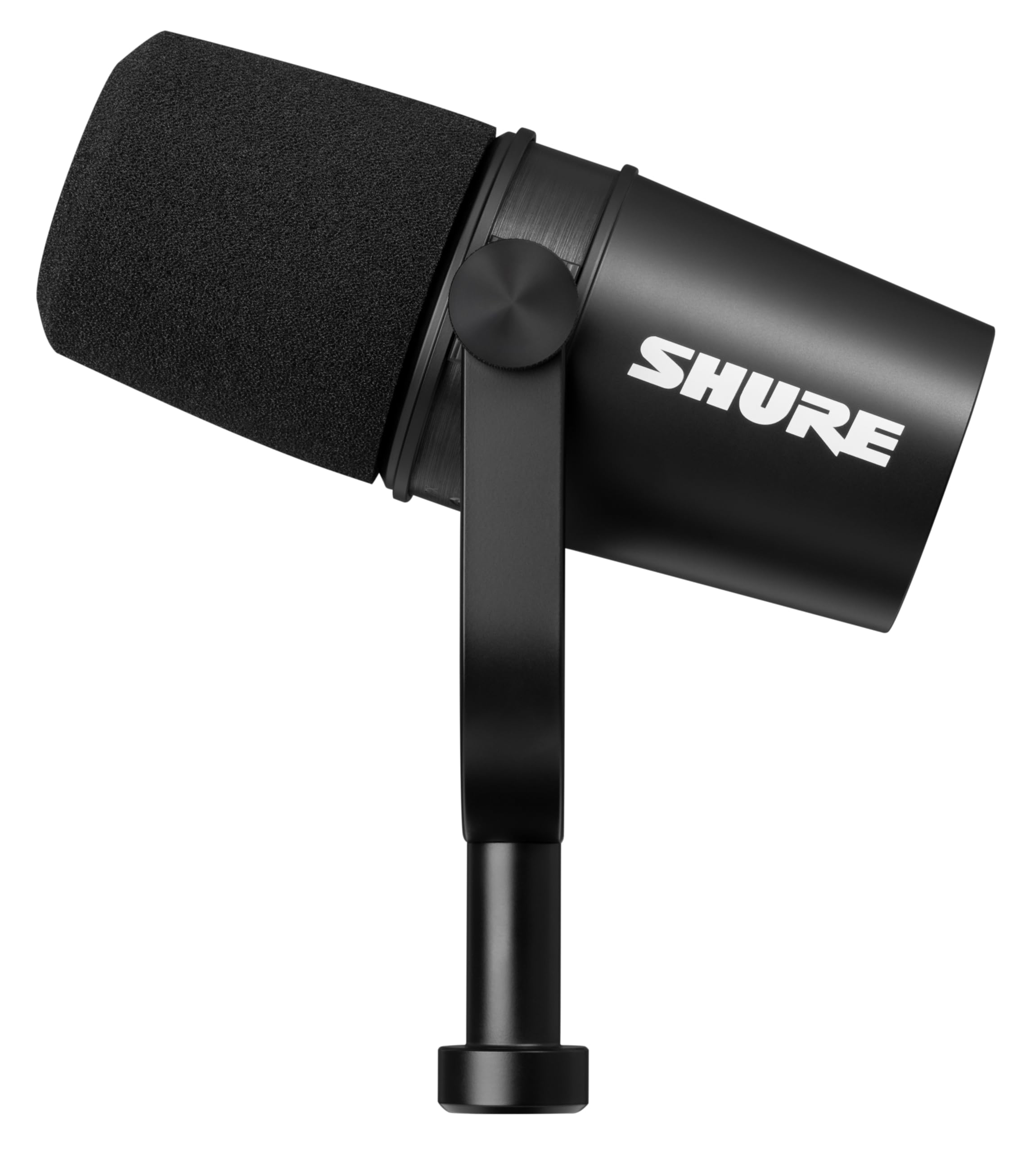 Shure MV7X Professional XLR Dynamic Microphone for Podcasting, Streaming & Vocal Recording - Voice-Isolating Technology, All-Metal Construction, Stand Compatible, Optimized Frequency Response (Black) - Perfect for Home Studios, Podcasters & Content Creators