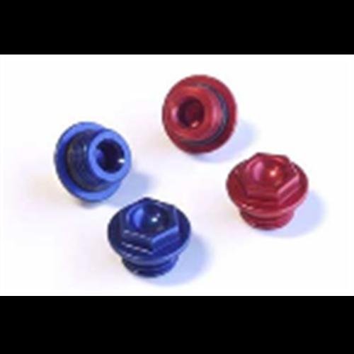 High-Quality Aluminum Oil Fill Plug - Red Anodized - Universal Fit for Cars, Trucks & Motorcycles - Engine Maintenance & Performance Upgrade