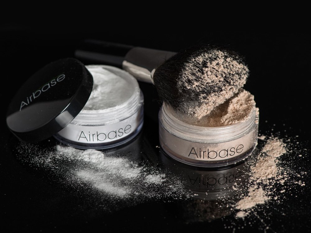 Airbase High-Definition Airbrush Makeup Kit - Micro Powder HD Glow Foundation (15g) for Flawless Photo Finish & Professional Makeup Application - Perfect for Bridal, Cosplay & Photography Makeup