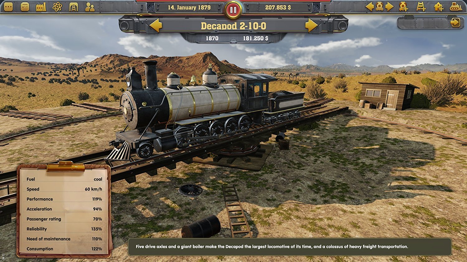 Railway Empire - PlayStation 4 Game (Region Free UK Import) | Strategy Simulation for Train Tycoons & History Buffs | Perfect for Single Player & Multiplayer Gaming Sessions