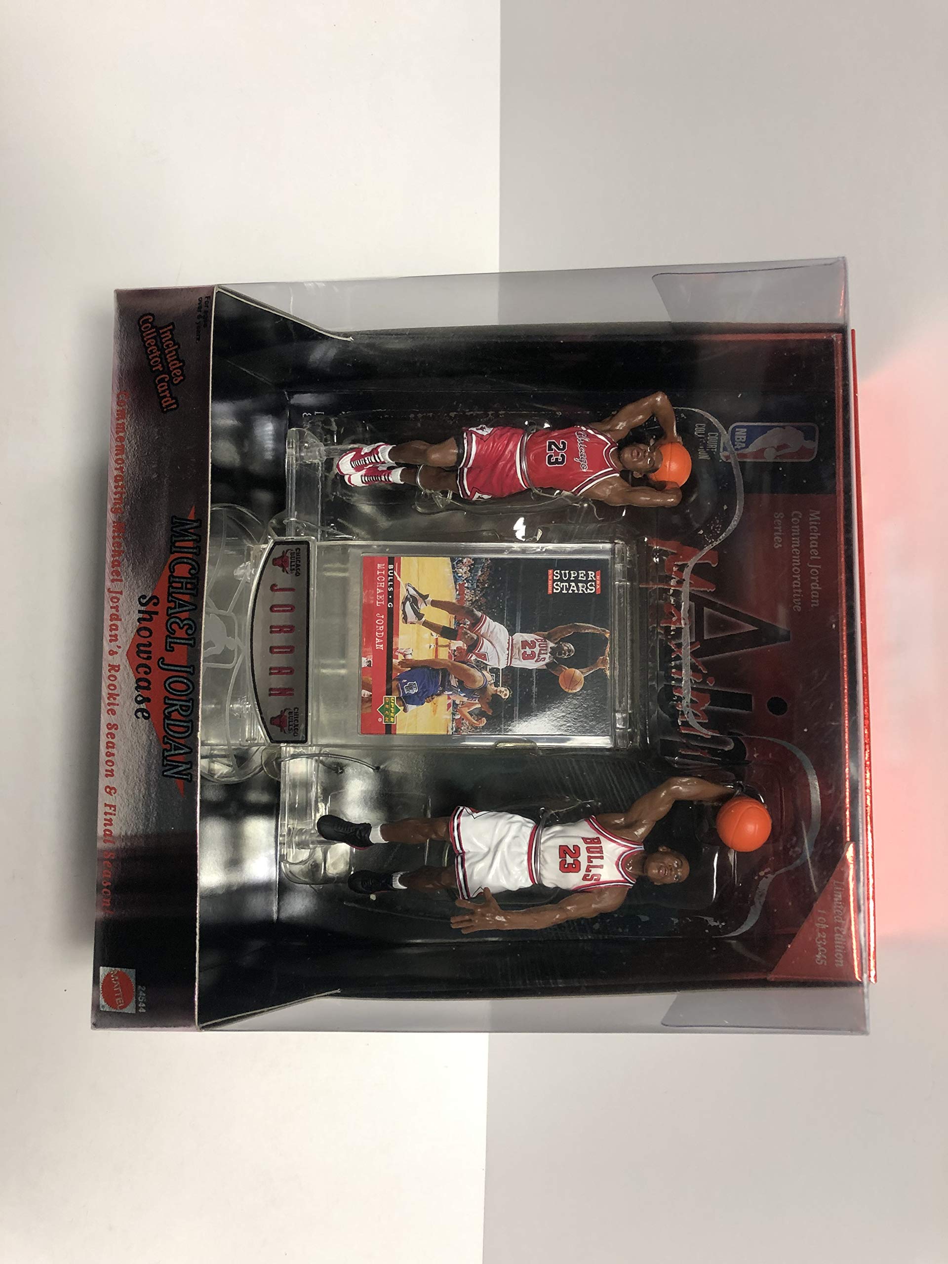 Michael Jordan NBA Action Figure Set with Collector Trading Card - Limited Edition by Mattel & UDA | Perfect for Basketball Fans, Sports Memorabilia Collectors, and Gift Giving