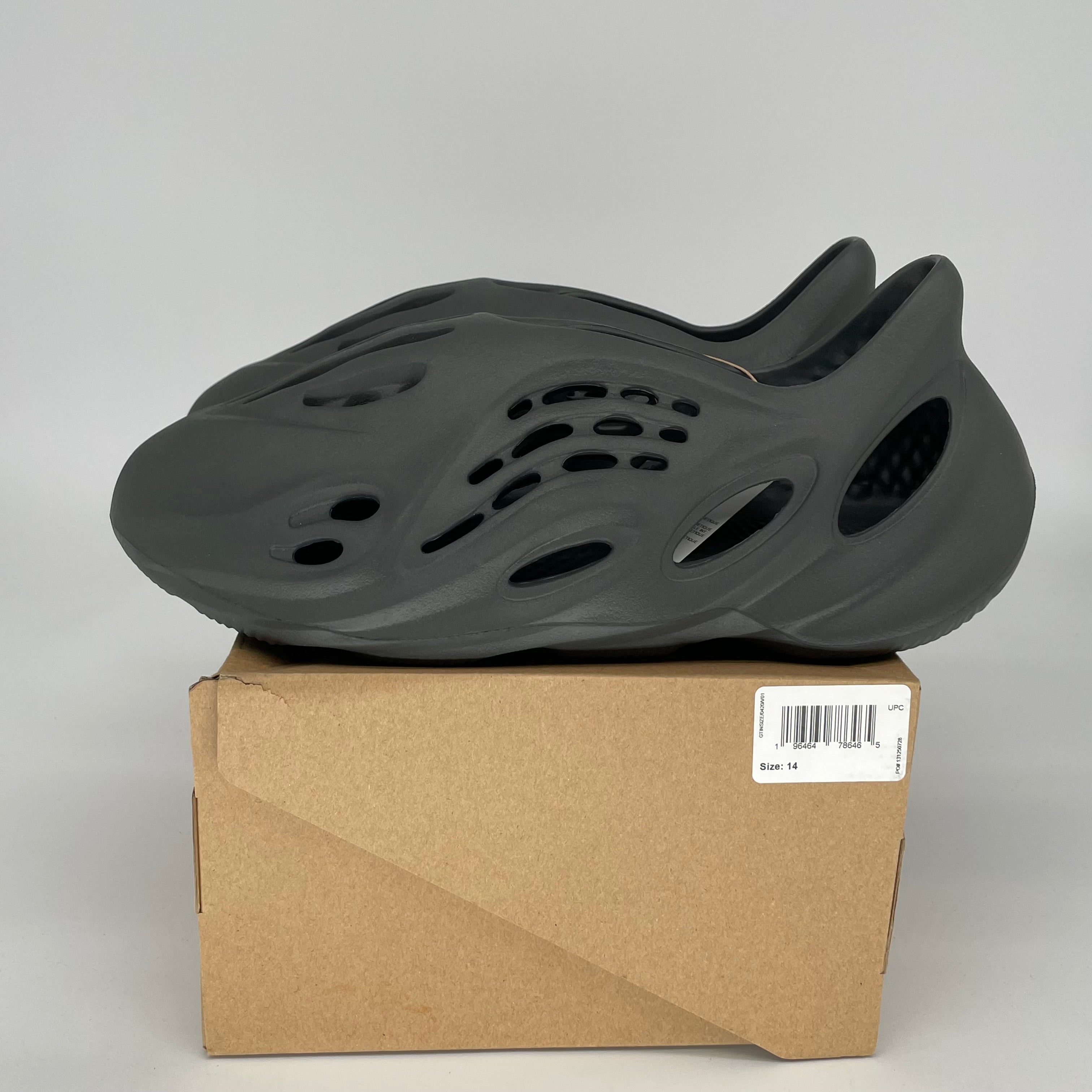 Adidas Yeezy Foam Runner Carbon - Men's Size 14 [IG5349] | Lightweight & Comfortable Slip-On Sneakers for Running, Gym, and Casual Wear